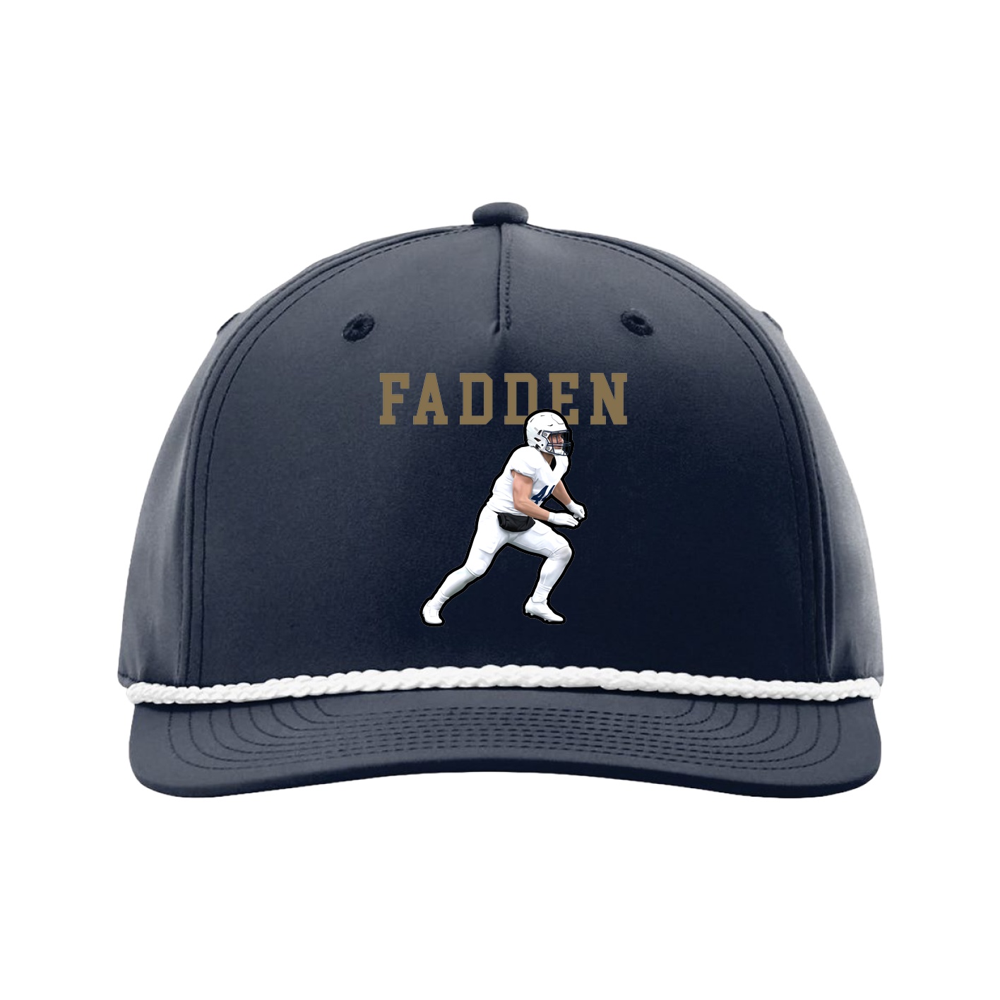 Five-Panel Classic Rope Cap — Shirsey in Navy