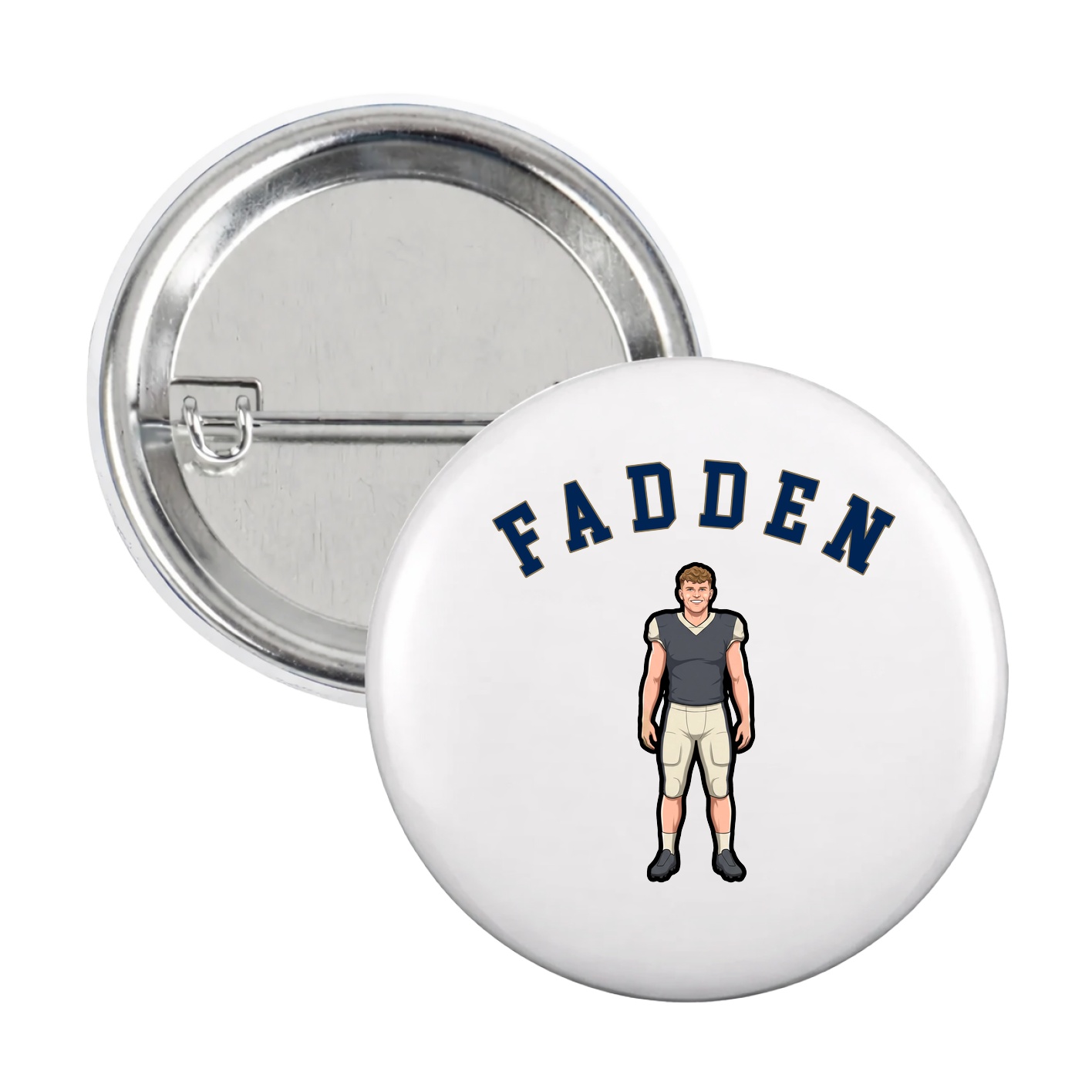 Game Day Button — Shirsey Arch in White