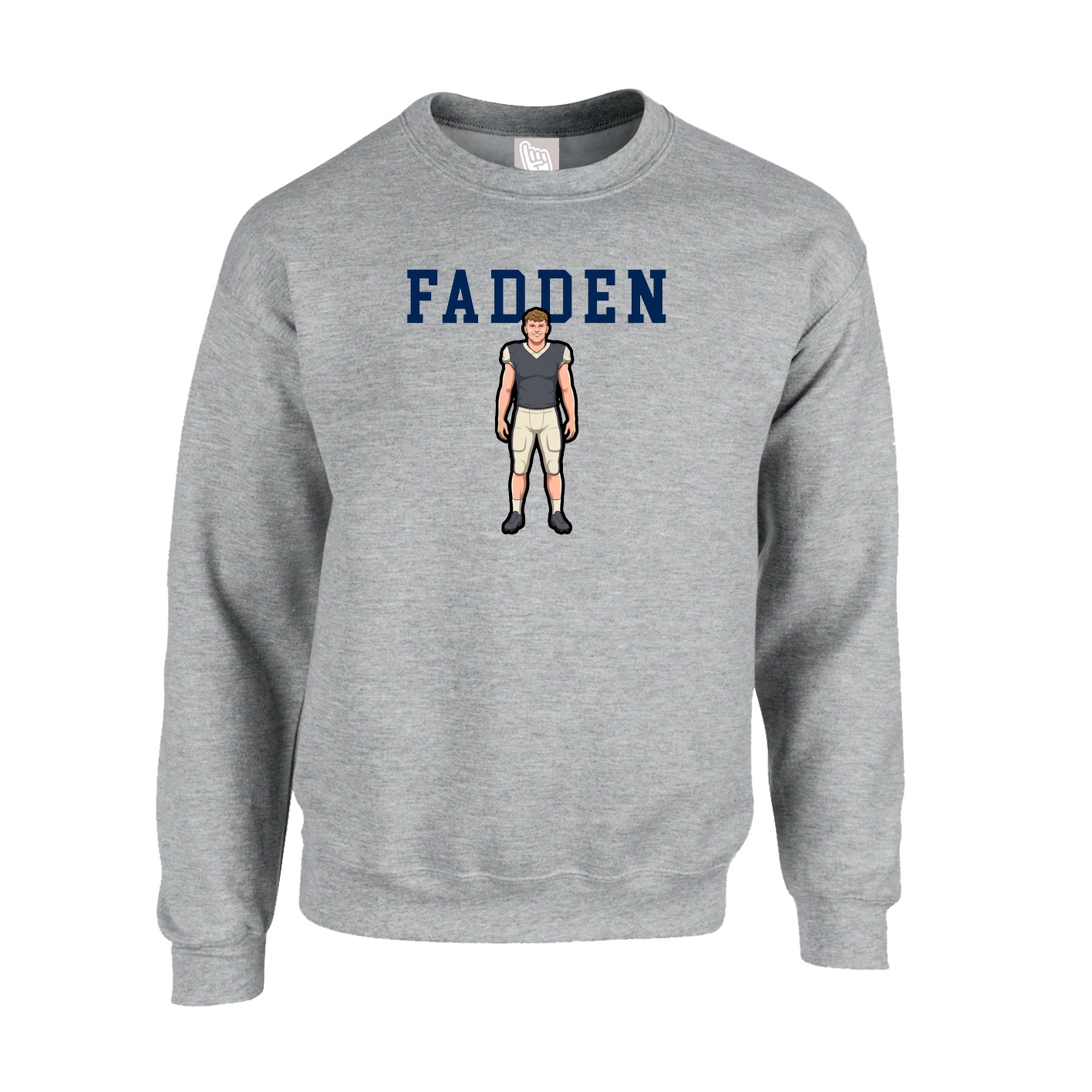 Fleece Crew — Shirsey in Grey