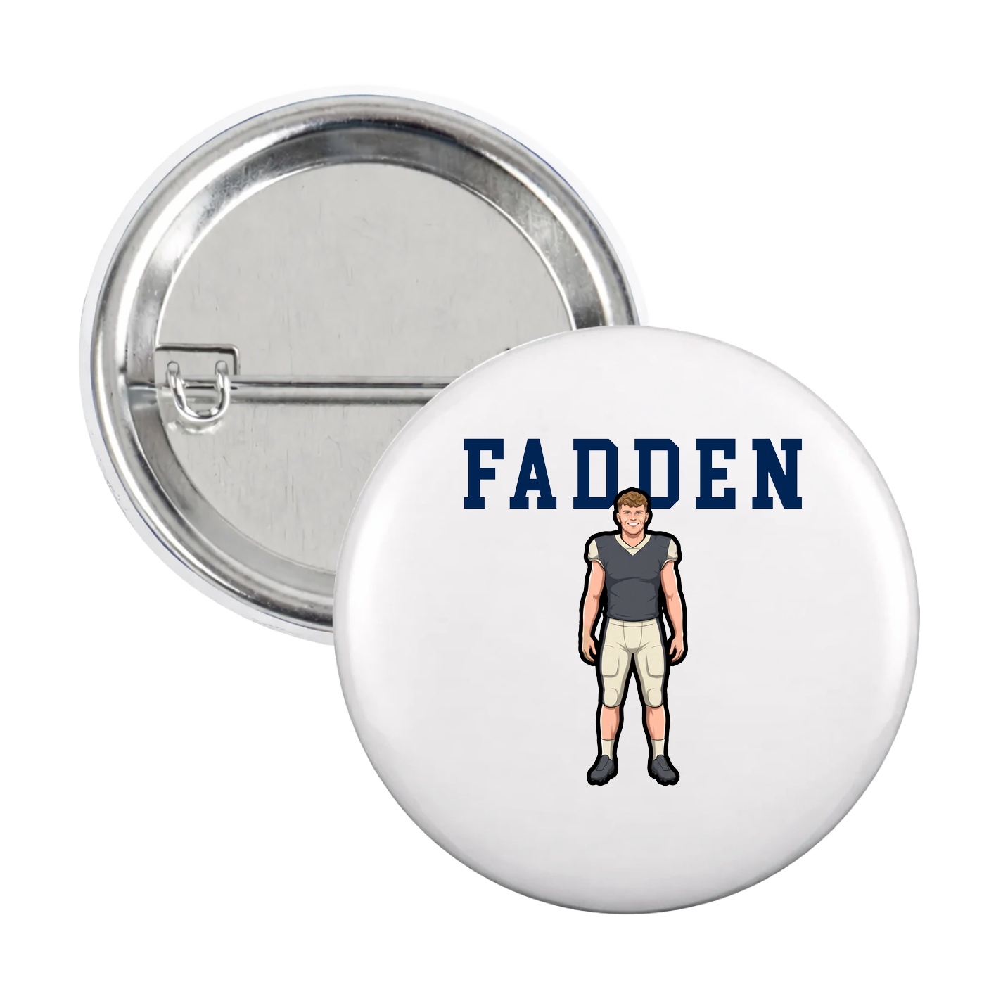 Game Day Button — Shirsey in White