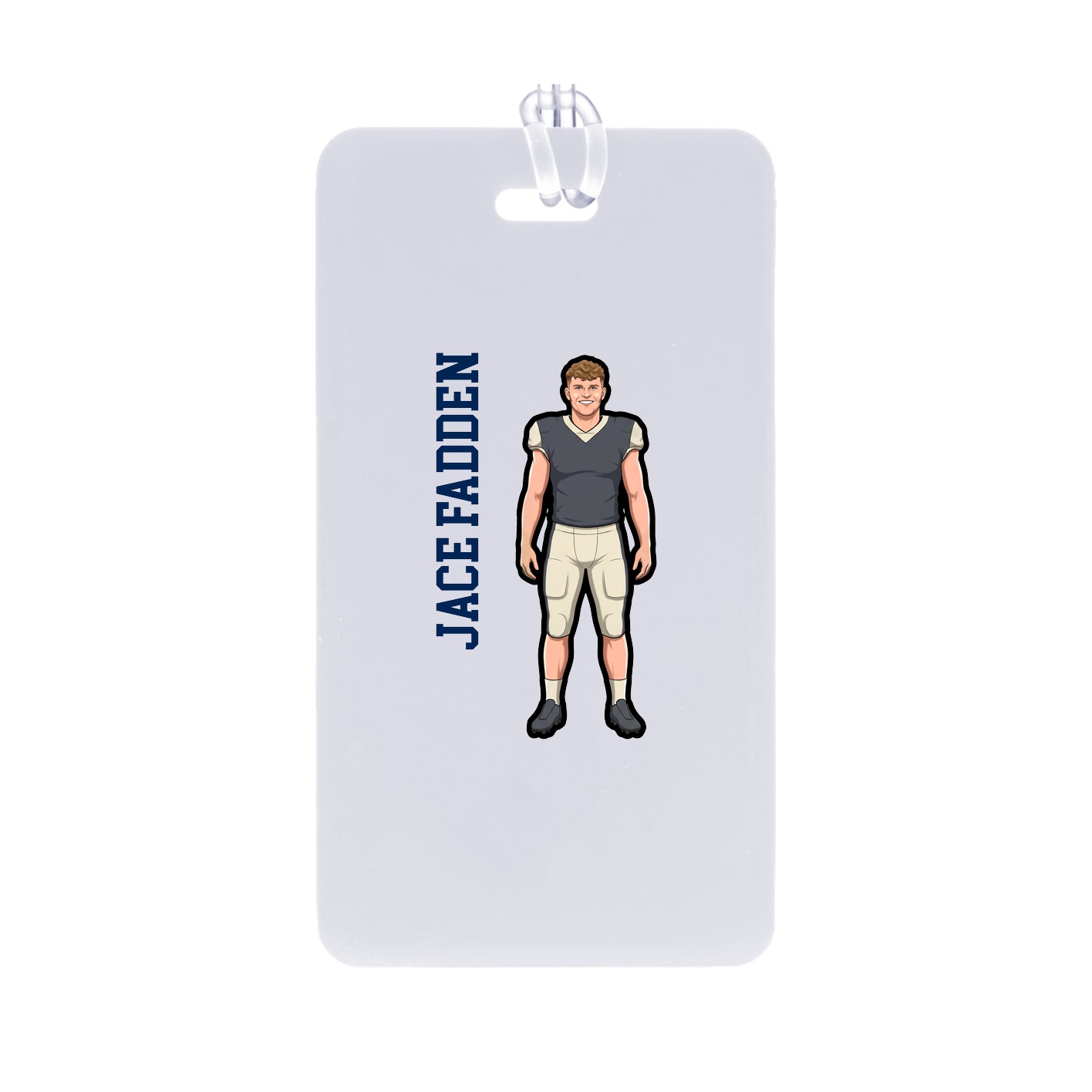 Bag Tag — Name Vertical in Classic