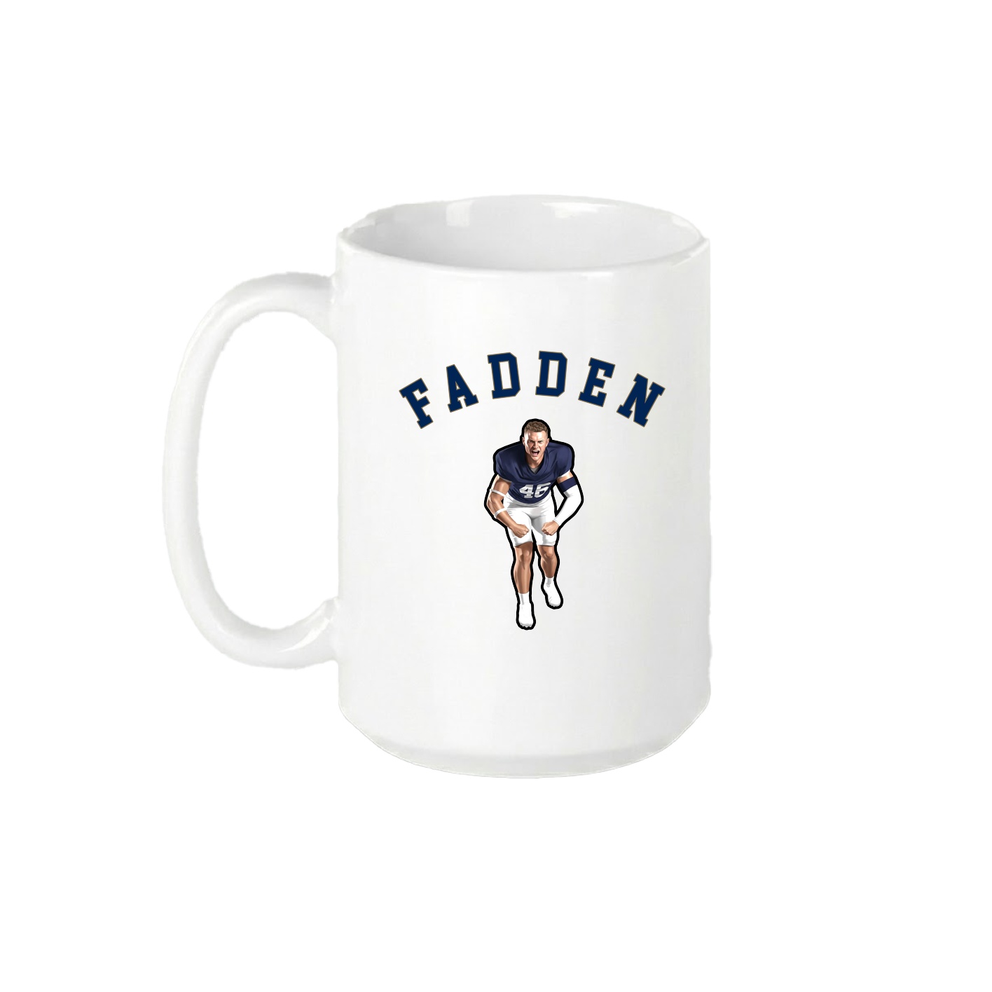 15oz Coffee Mug — Shirsey Arch in White