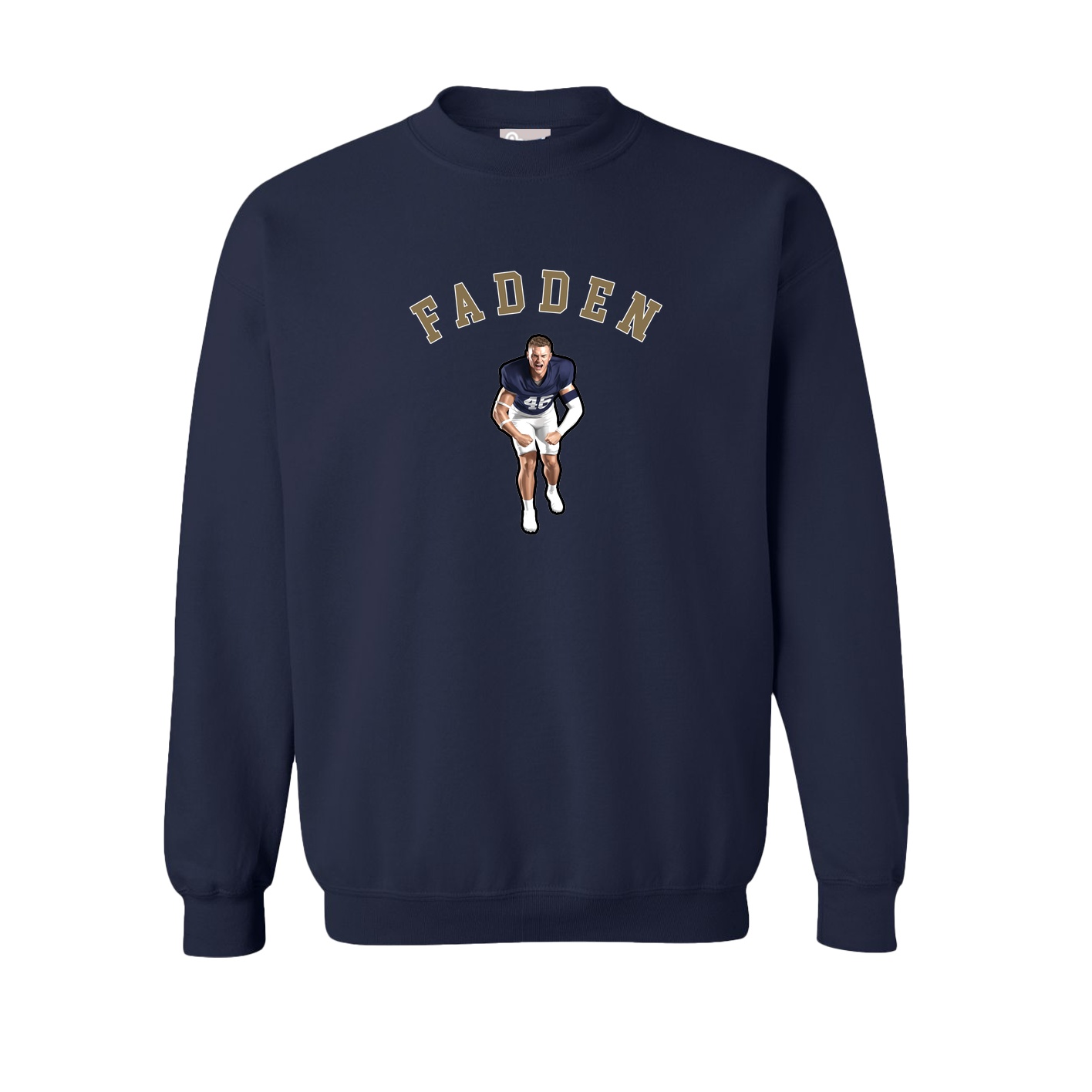 Fleece Crew — Shirsey Arch in Navy