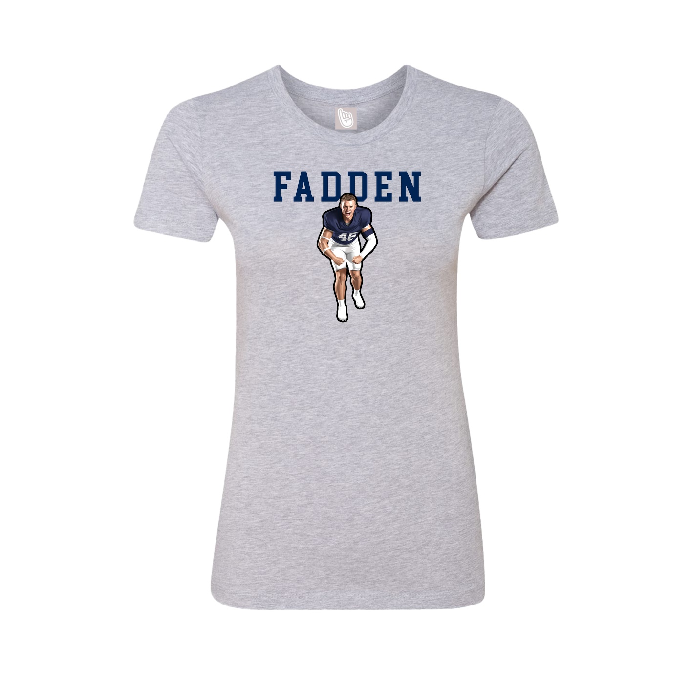 Fitted Women's Tee — Shirsey in Grey