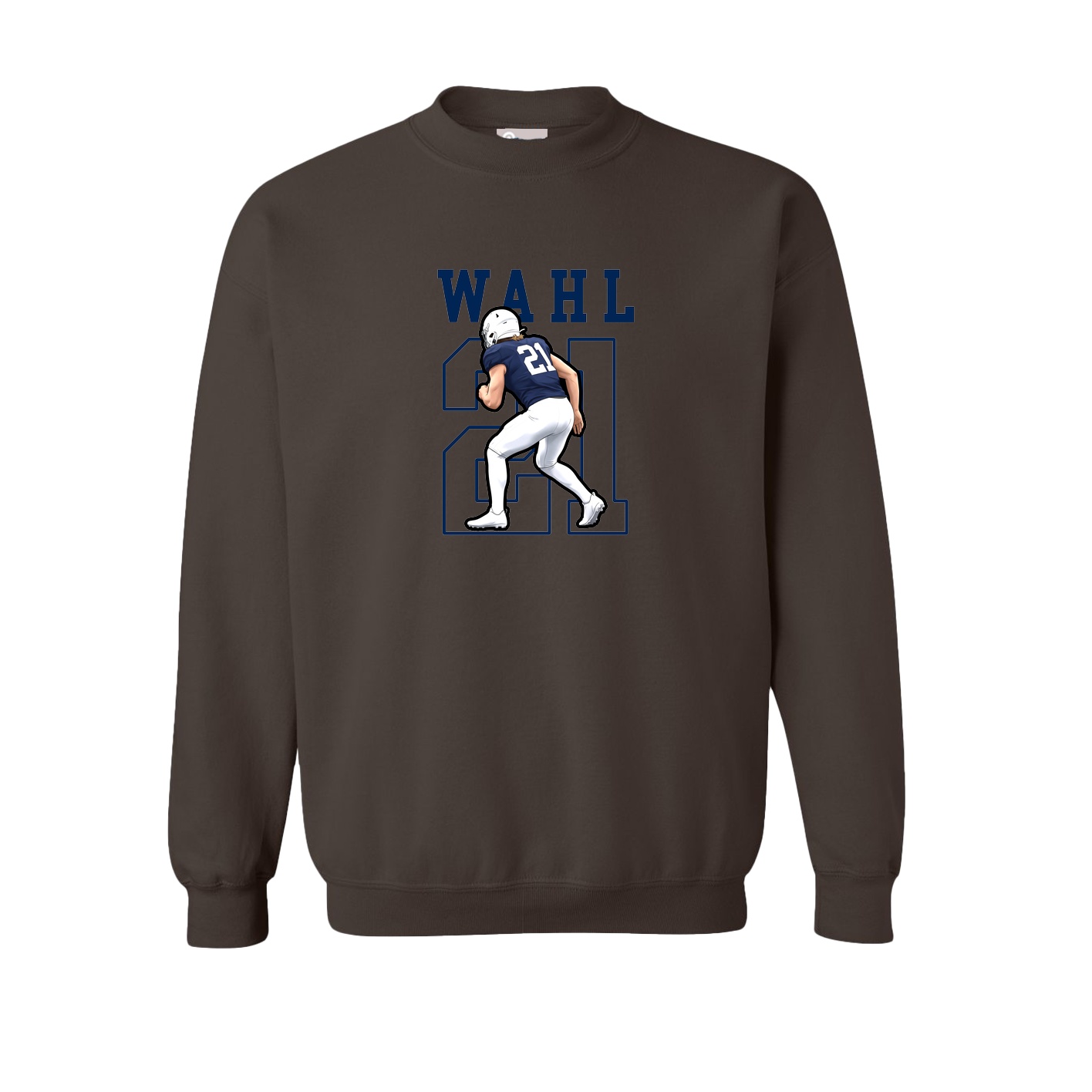 Fleece Crew — Shirsey in Brown