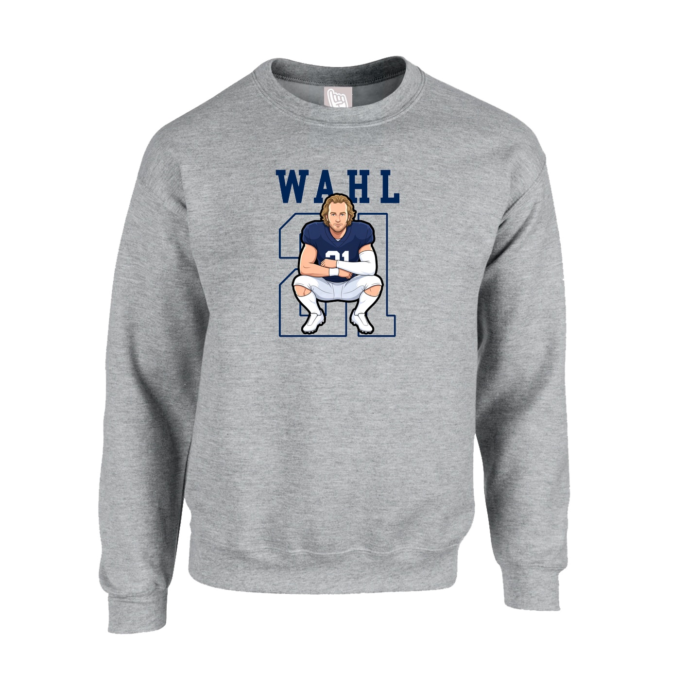 Fleece Crew — Shirsey in Grey