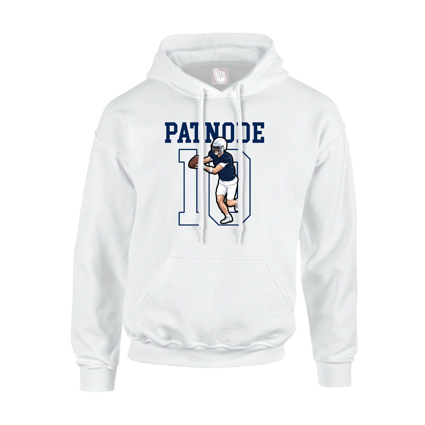 Hoodie — Shirsey in White