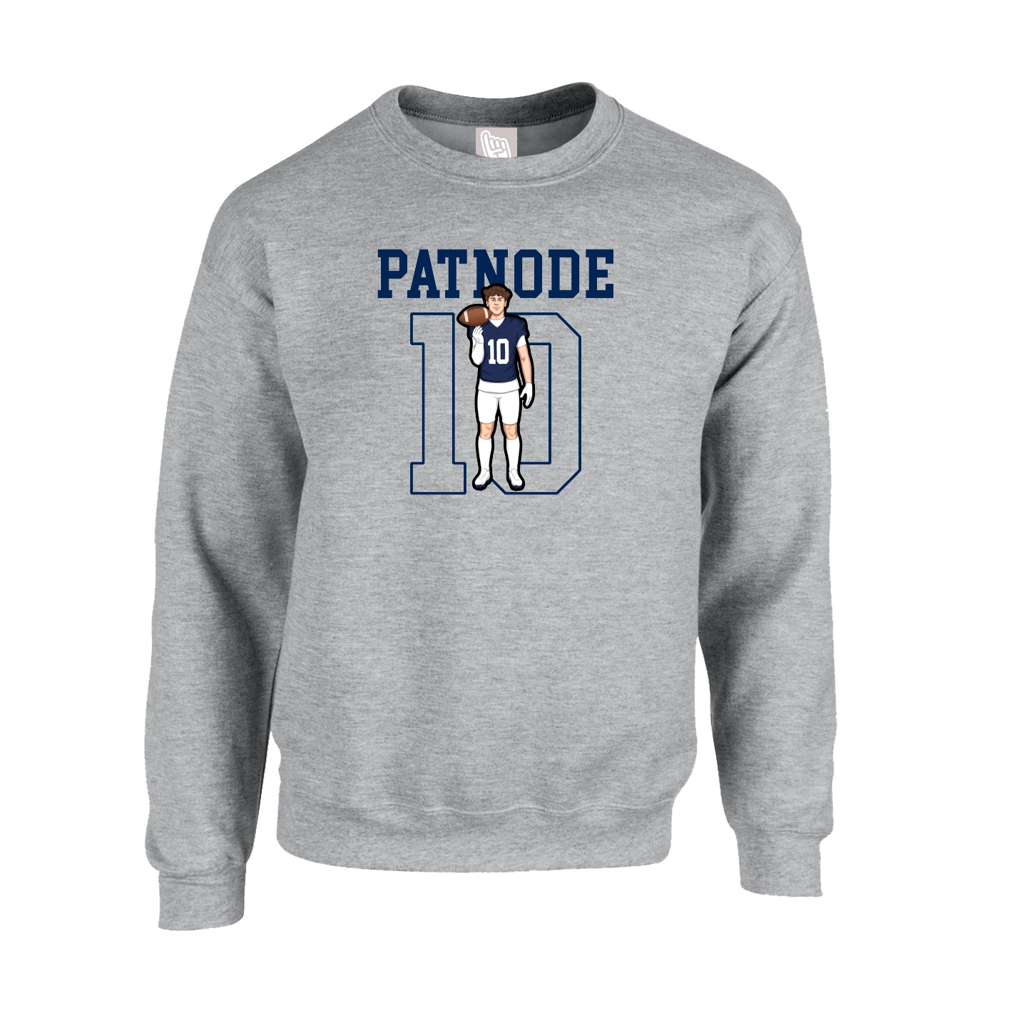 Fleece Crew — Shirsey in Grey