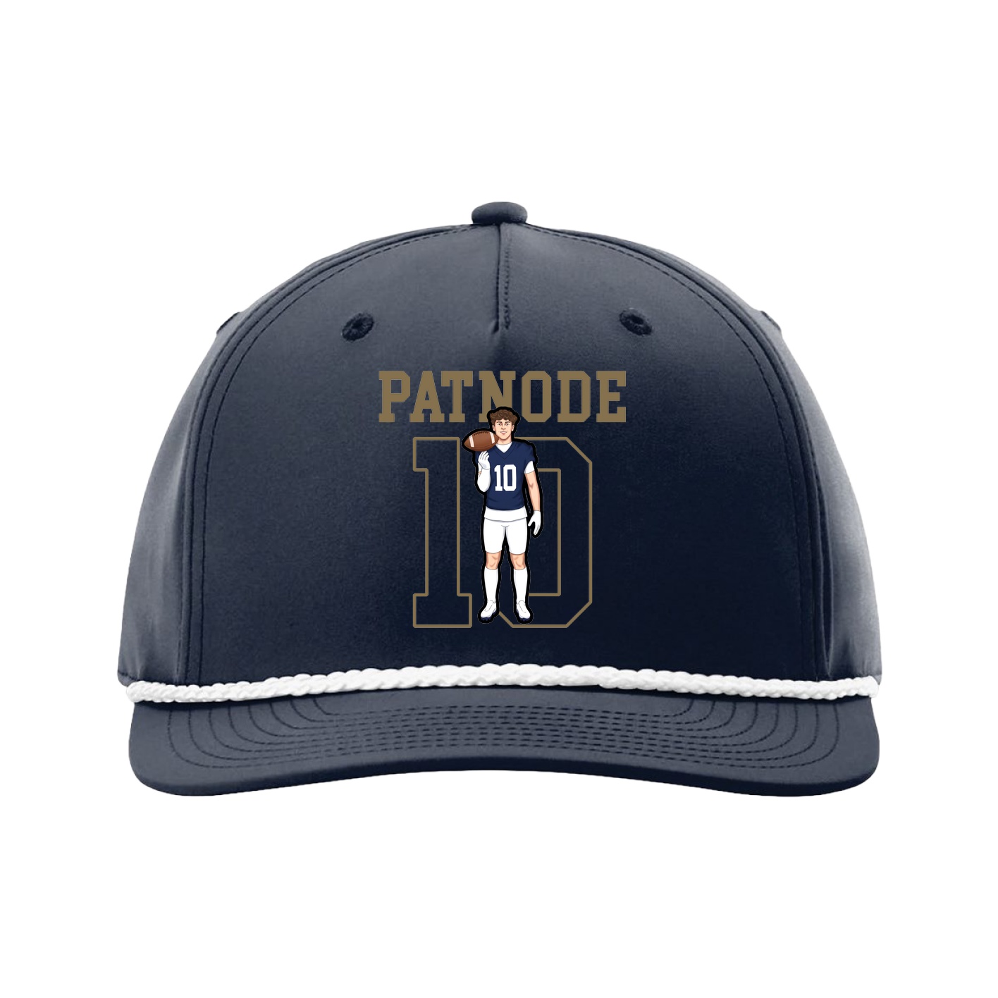 Five-Panel Classic Rope Cap — Shirsey in Navy