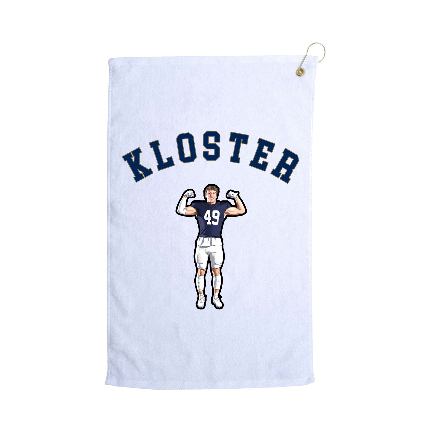 Golf Towel — Shirsey Arch in White