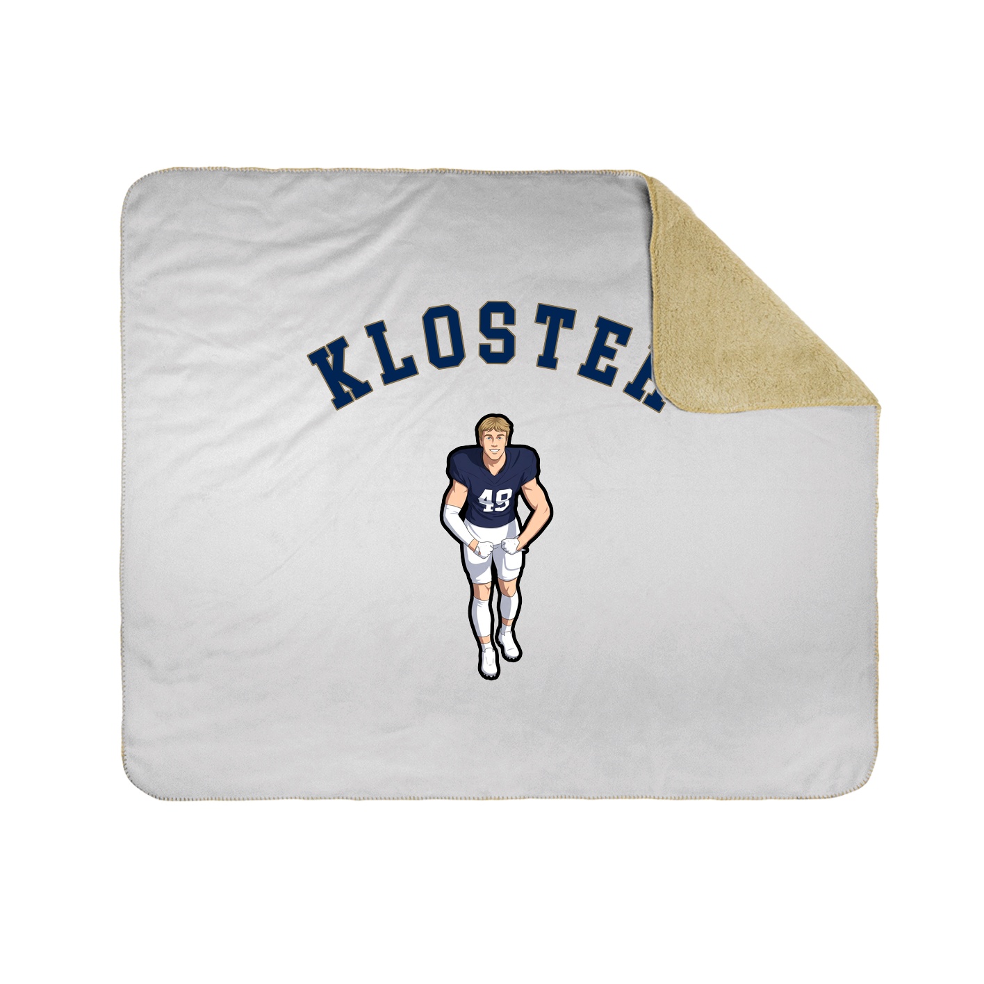 50x60 Sherpa Lined Throw Blanket