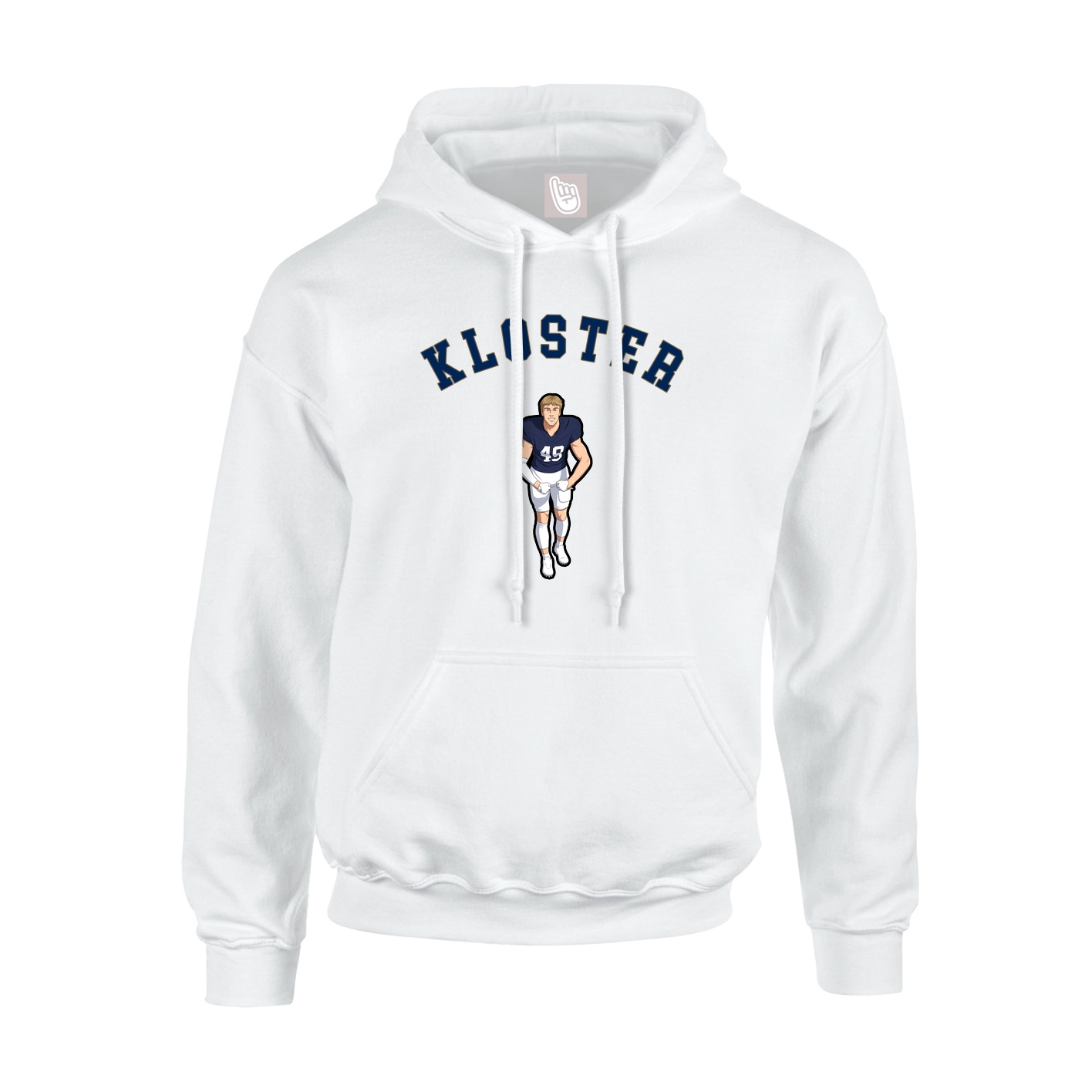 Youth Hoodie — Shirsey Arch in White
