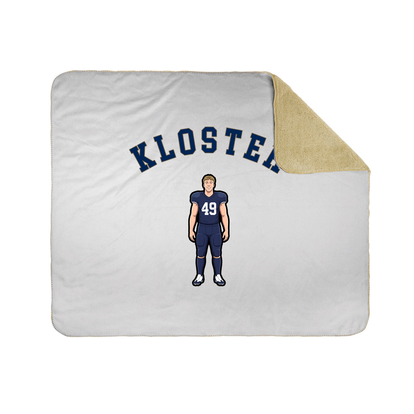 50x60 Sherpa Lined Throw Blanket