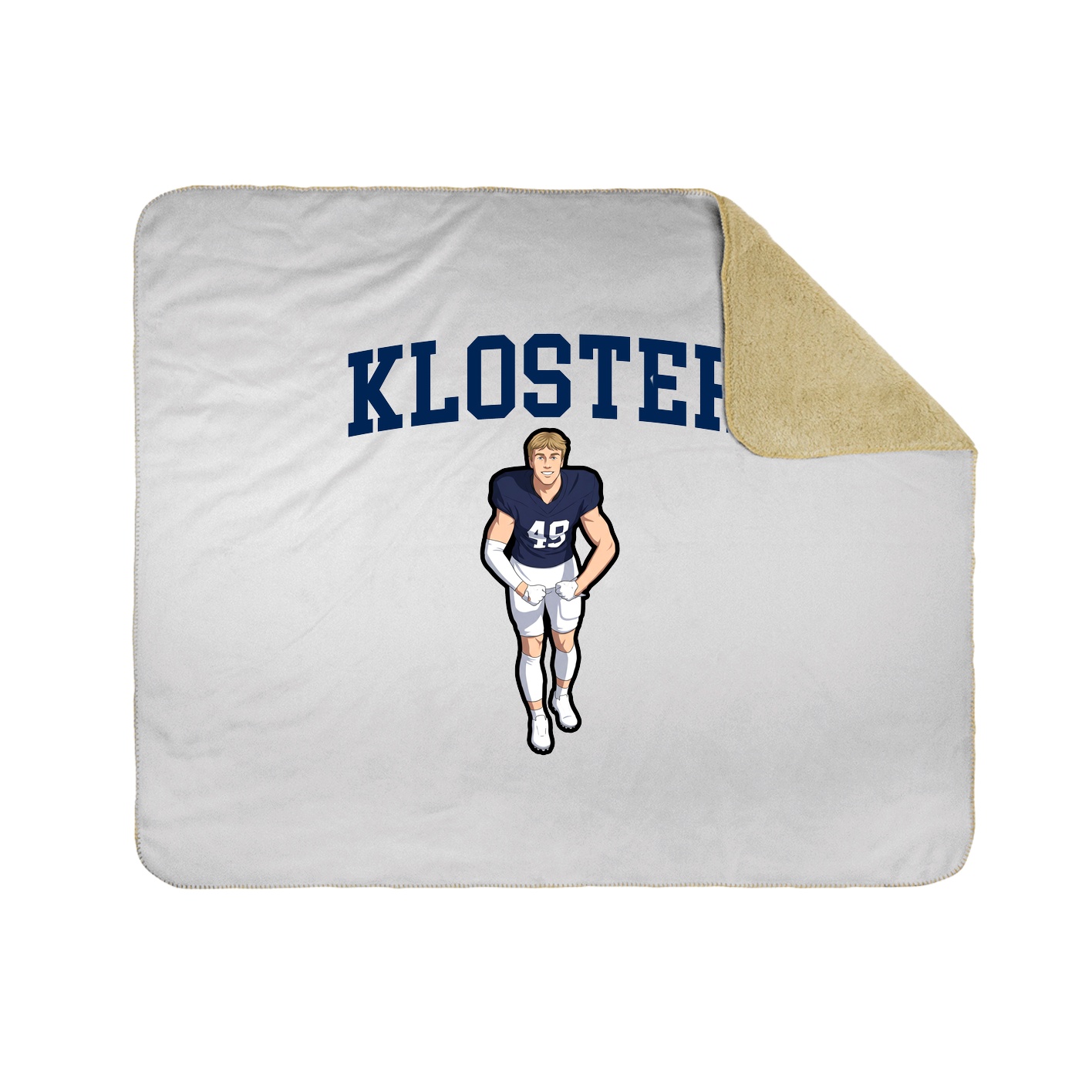 50x60 Sherpa Lined Throw Blanket