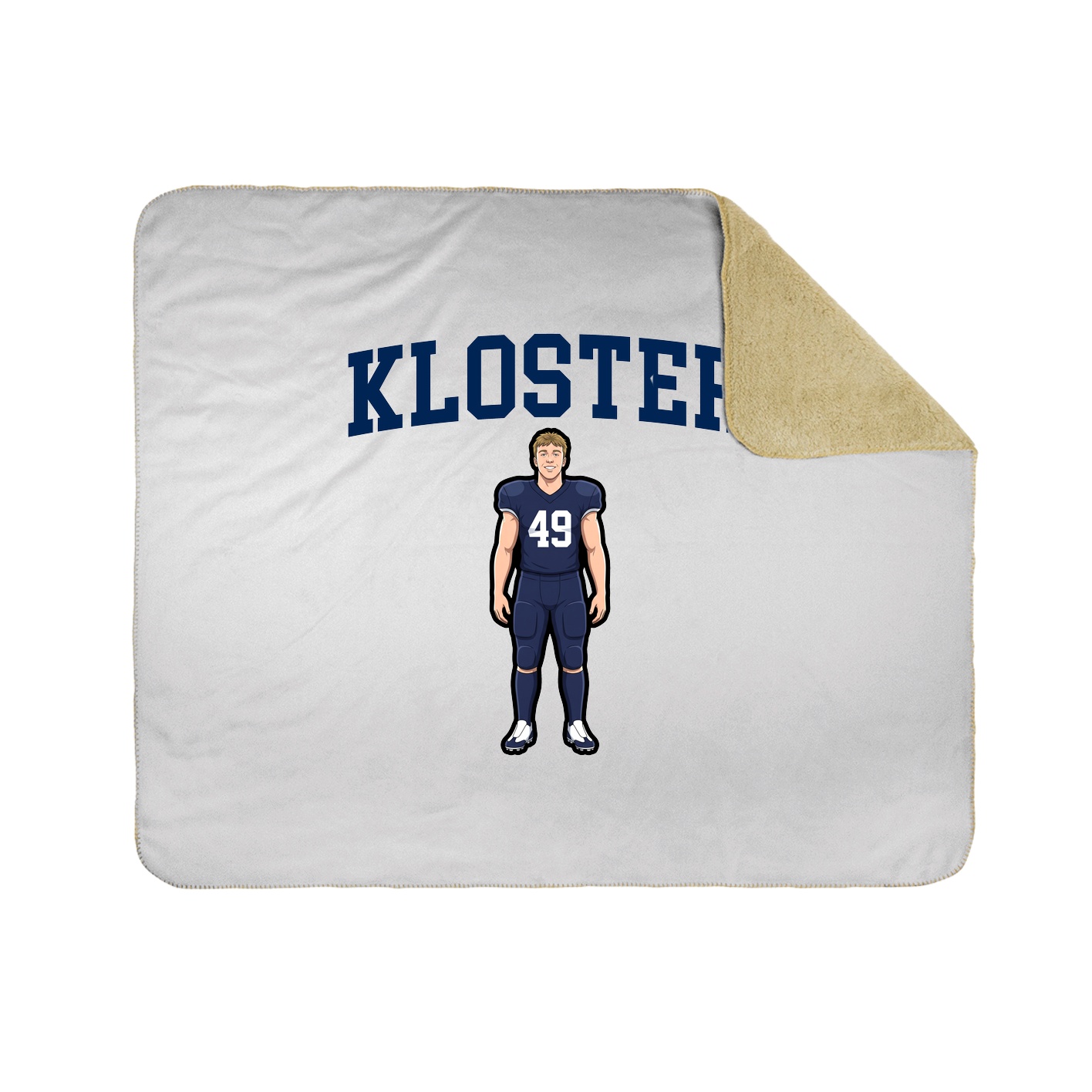 50x60 Sherpa Lined Throw Blanket