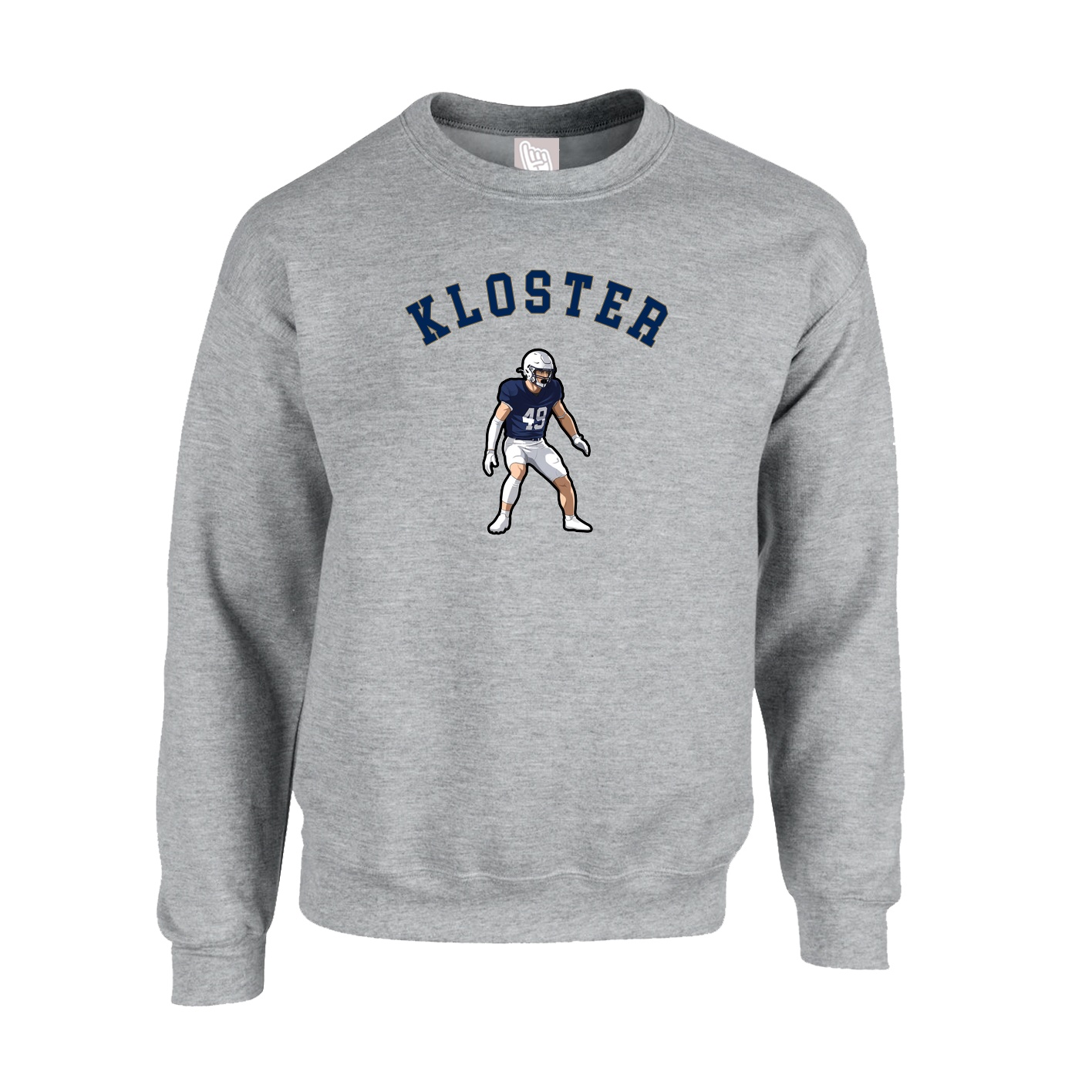Fleece Crew — Shirsey Arch in Grey