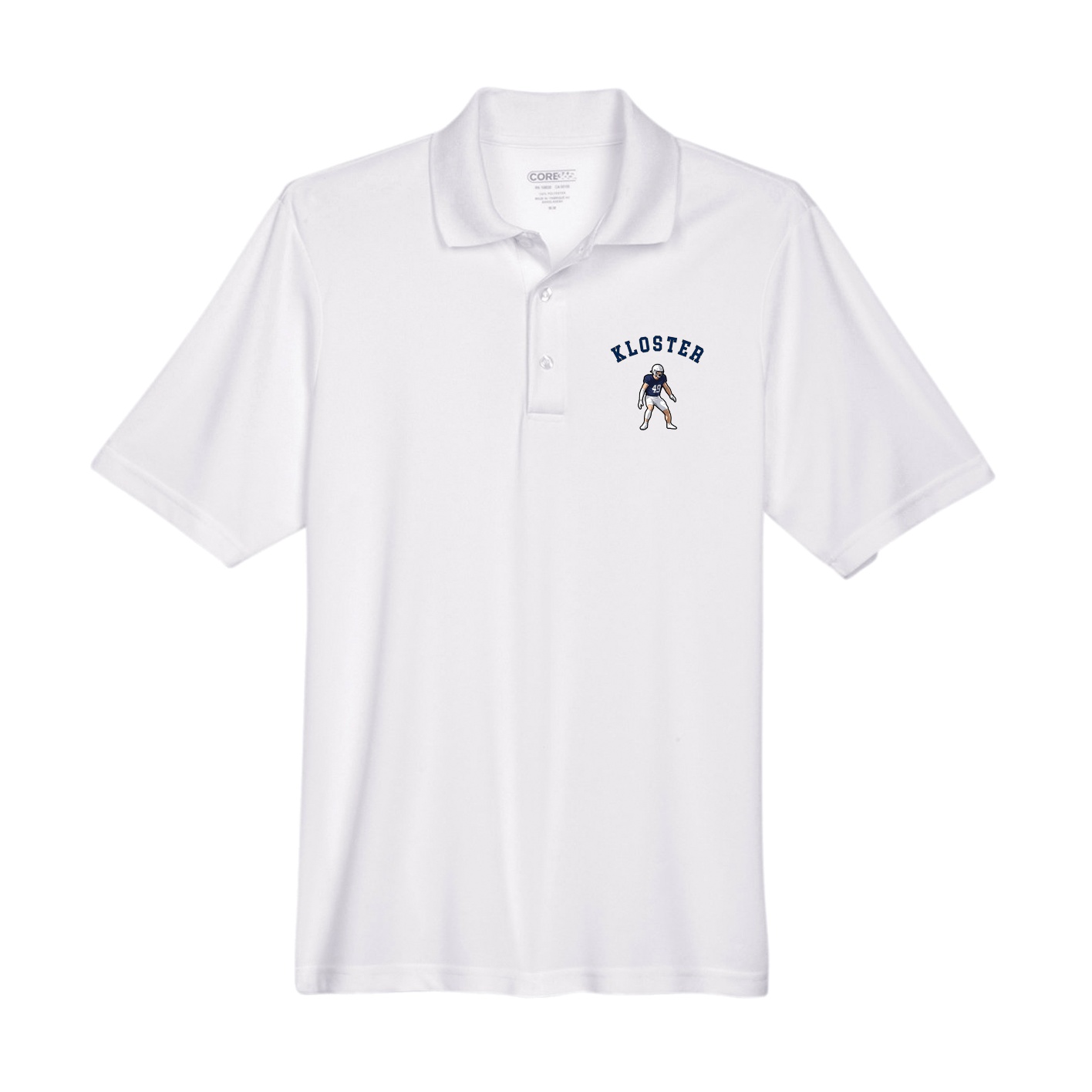 Performance Polo — Shirsey Arch in White