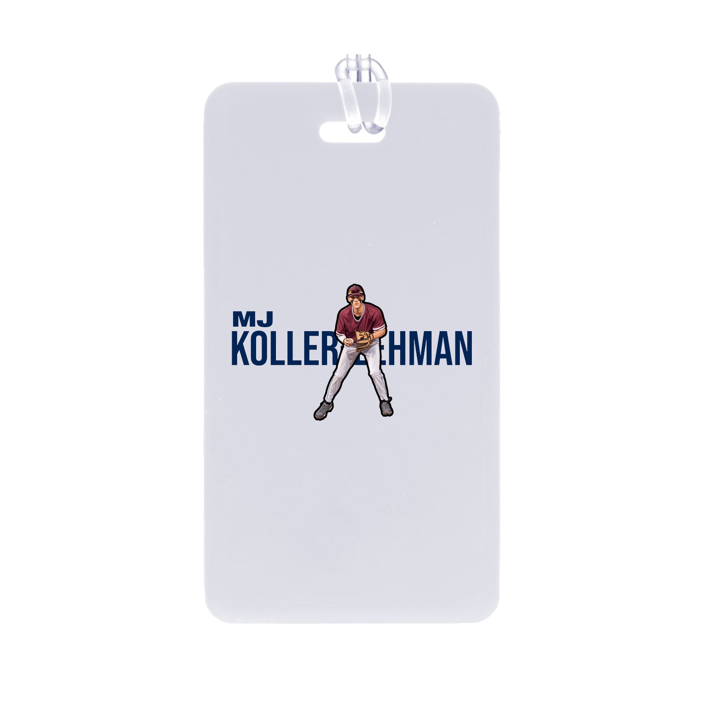 Bag Tag — Player Name in Classic