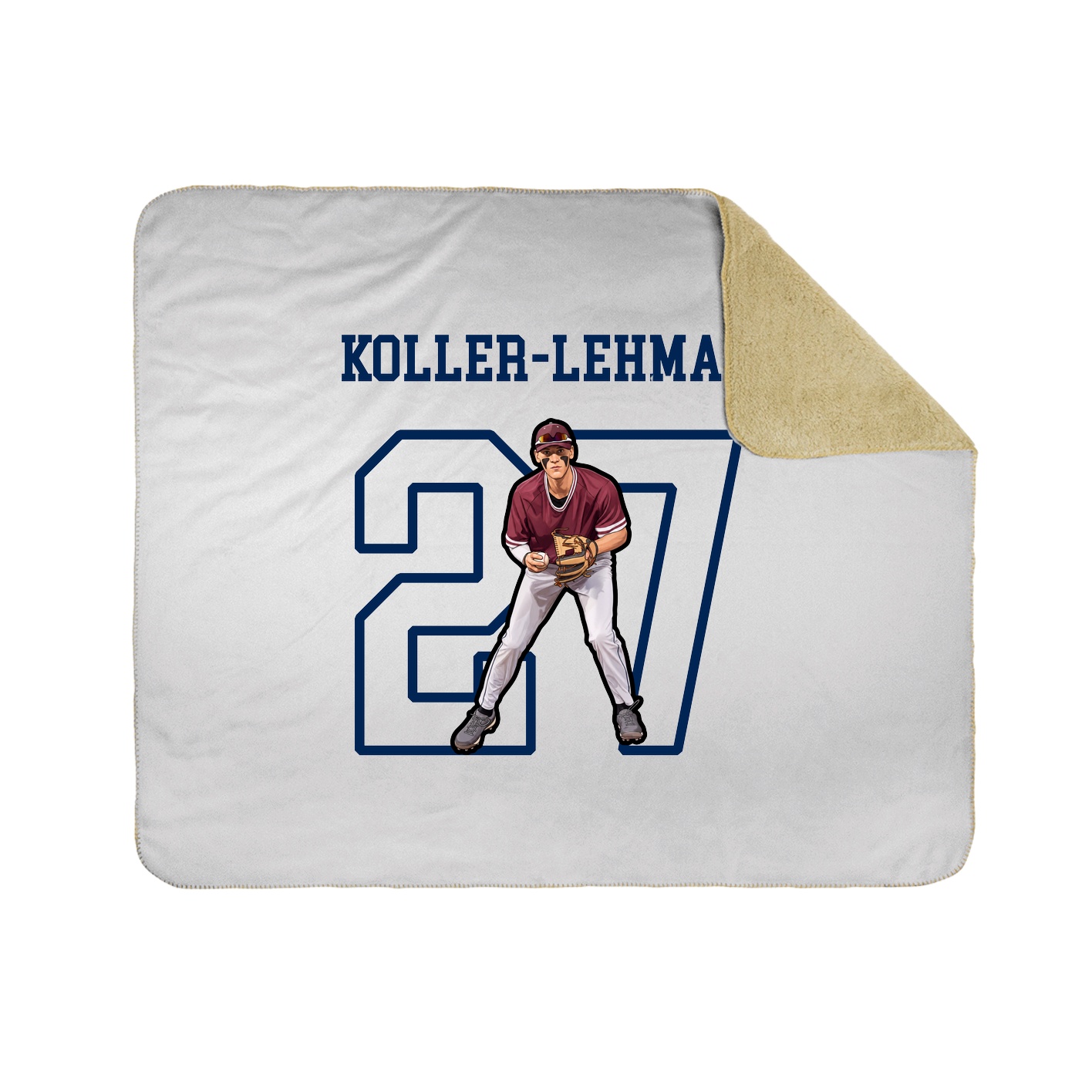 Throw Blanket — Shirsey in White