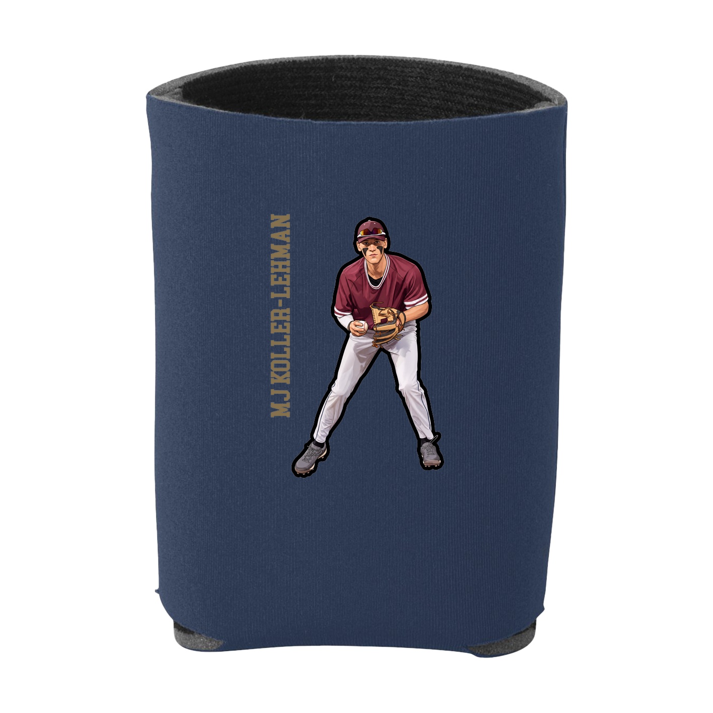 Can Holder — Name Vertical in Navy