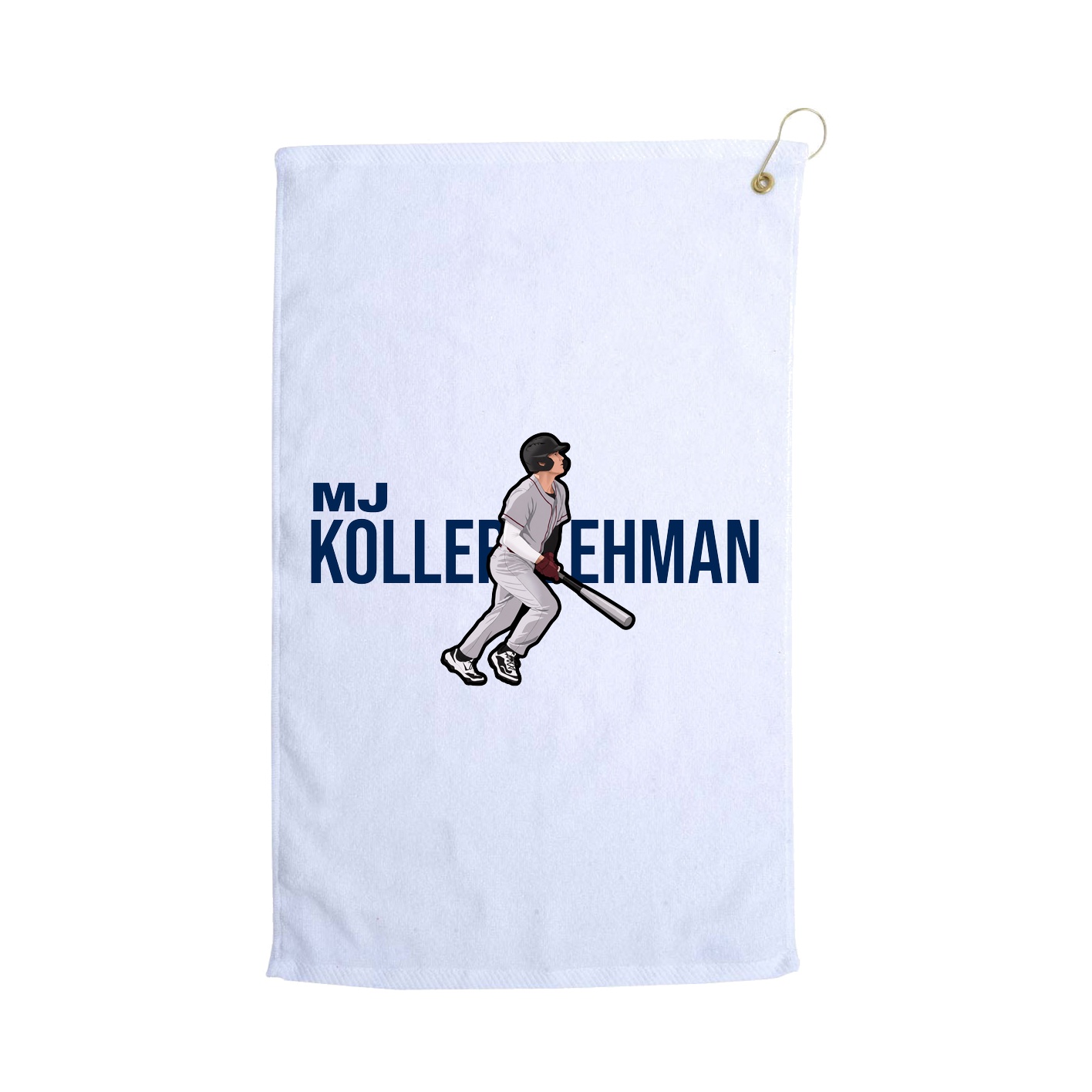 Golf Towel — Player Name in White