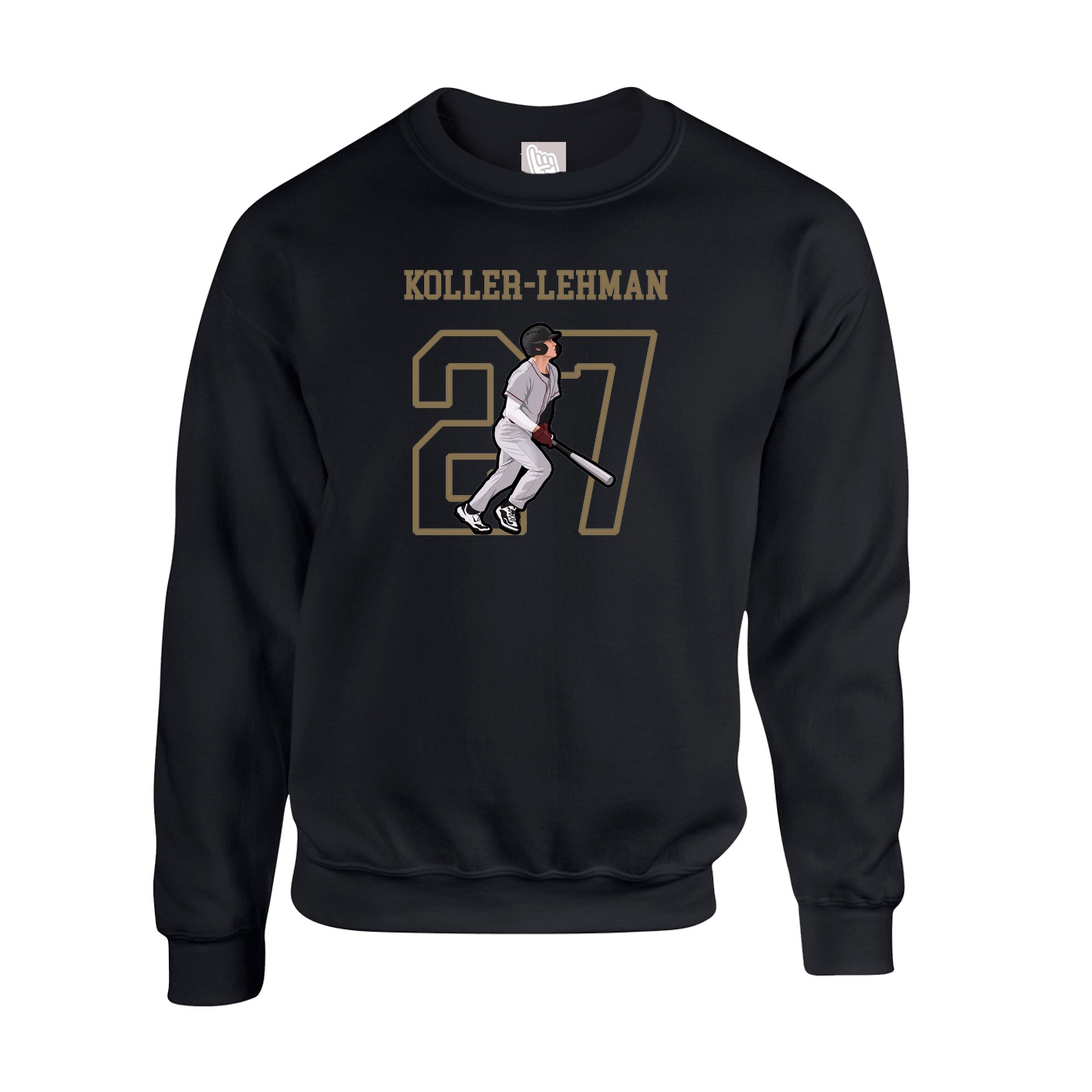 Fleece Crew — Shirsey in Black