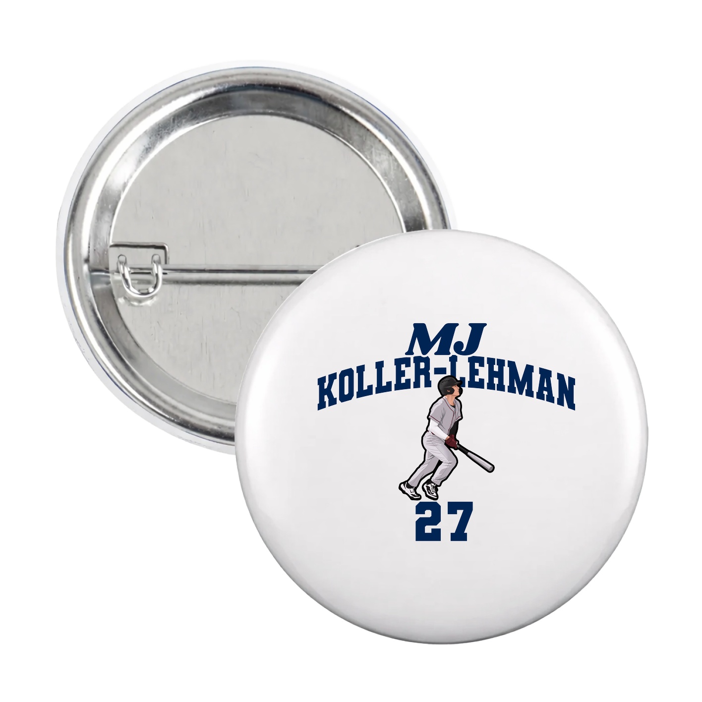 Game Day Button — Signature Arch in White