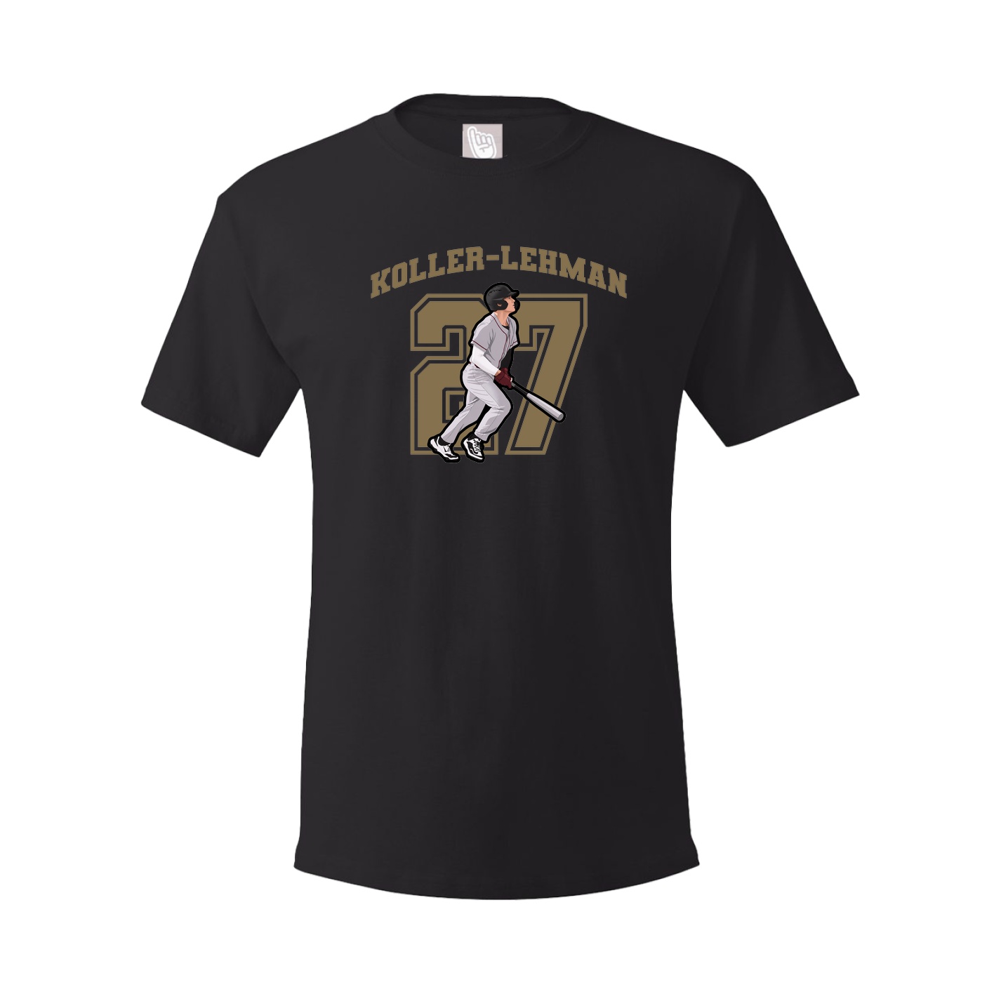 Youth Tee — Number in Black