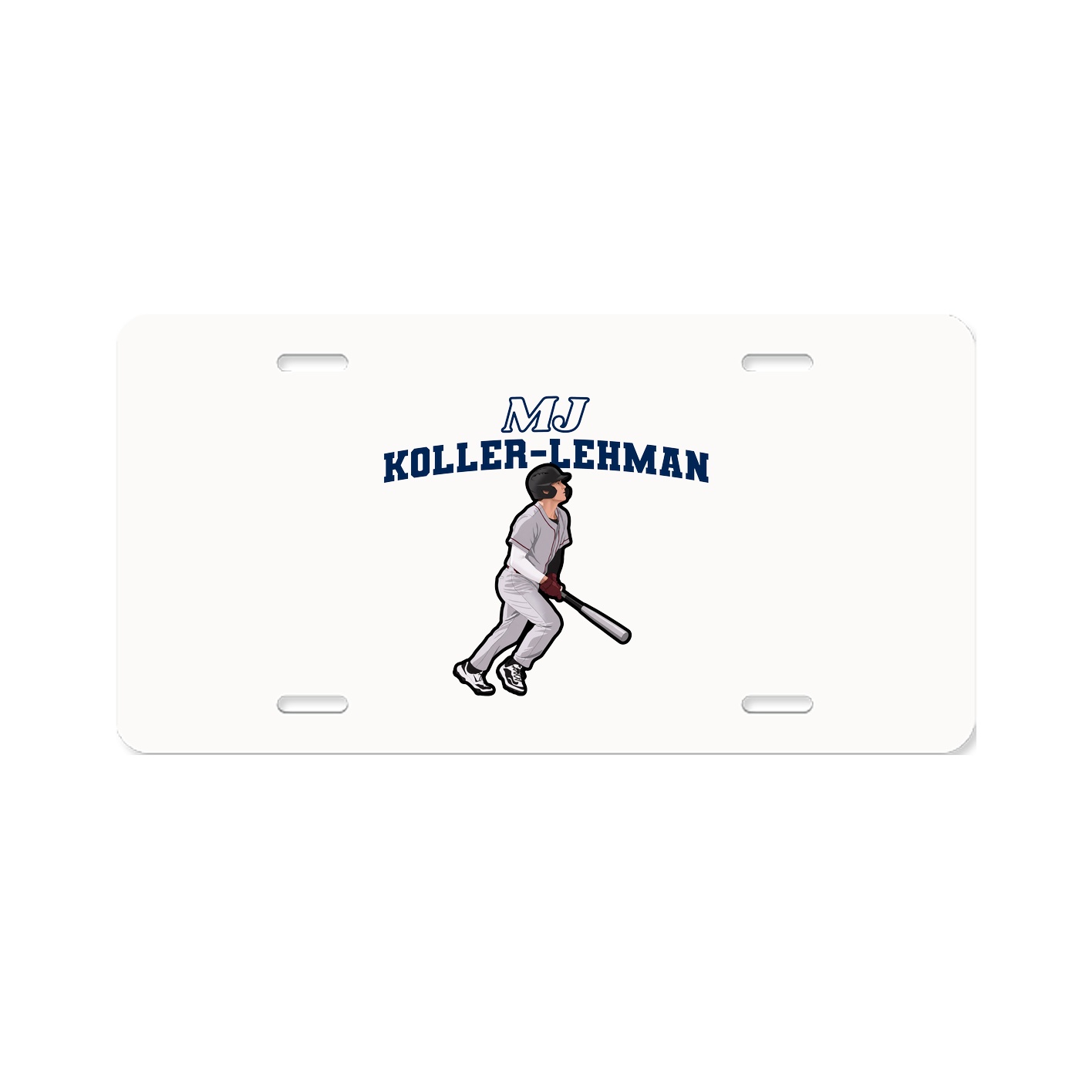 License Plate — Name Arch in Classic