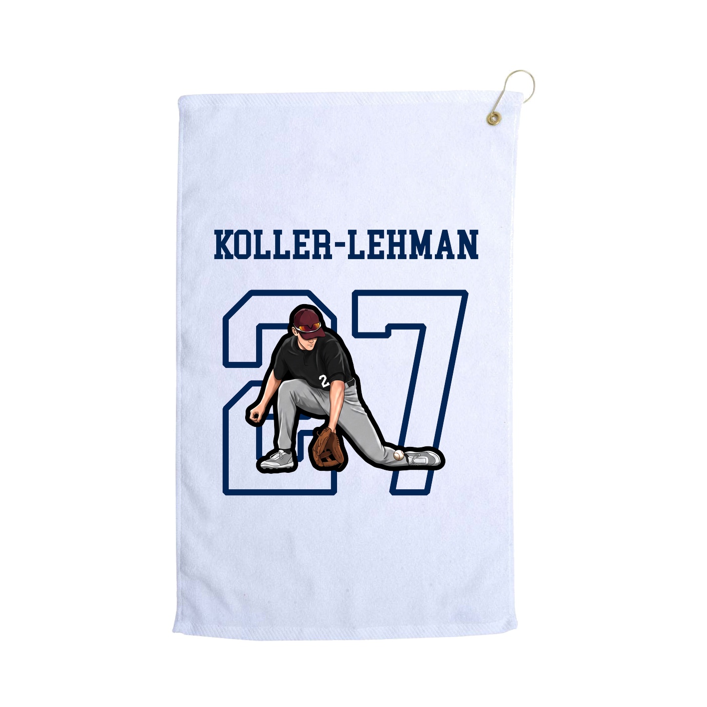 Golf Towel — Shirsey in White