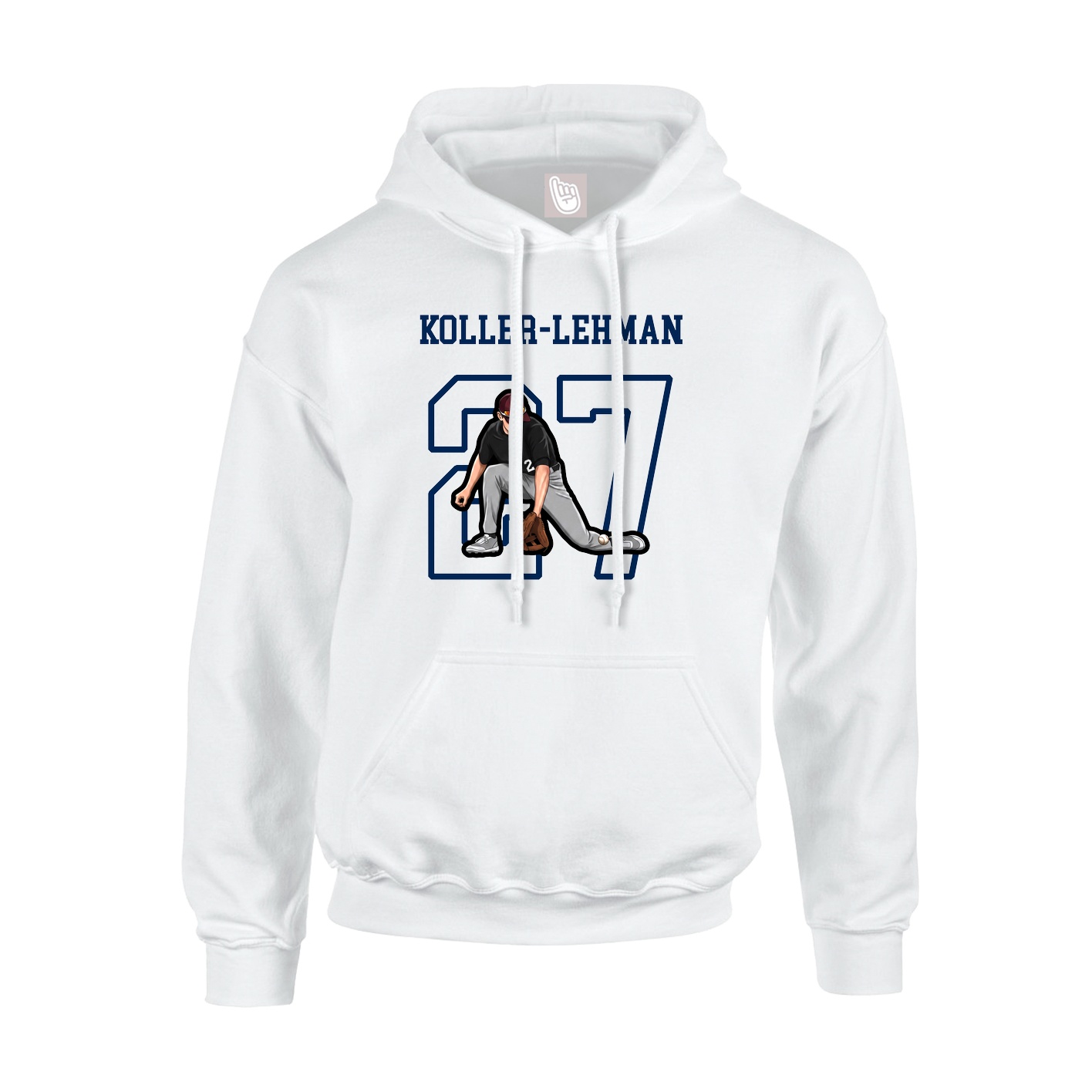 Hoodie — Shirsey in White