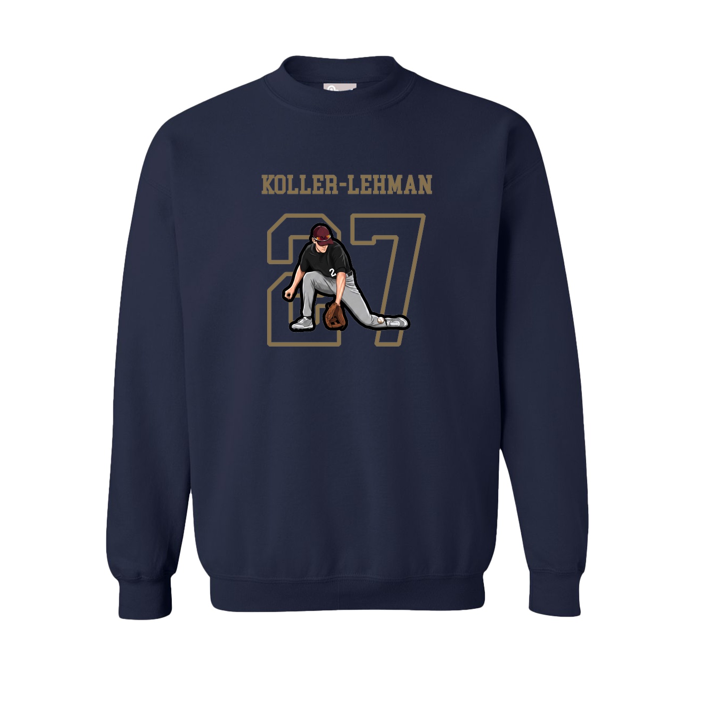 Fleece Crew — Shirsey in Navy