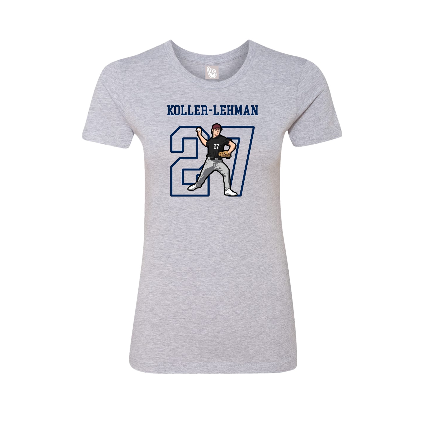 Fitted Women's Tee — Shirsey in Grey