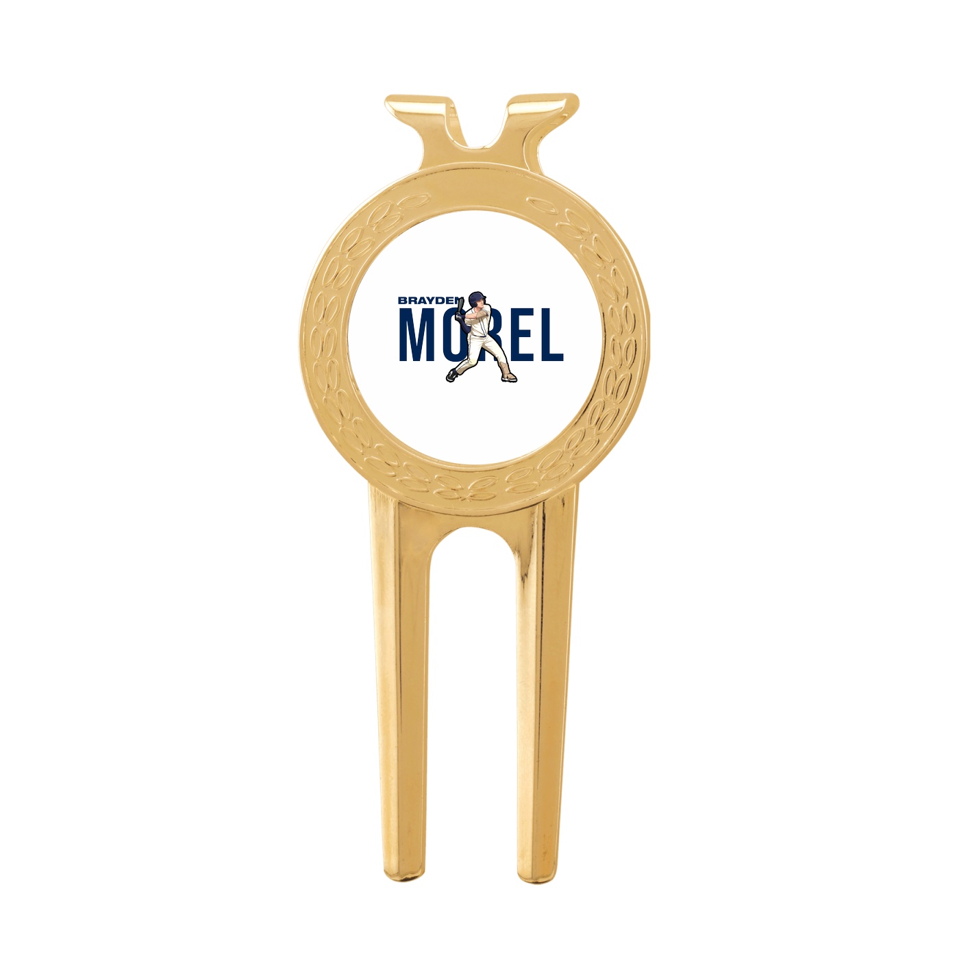 Divot Tool with Ball Marker — Player Name in Classic