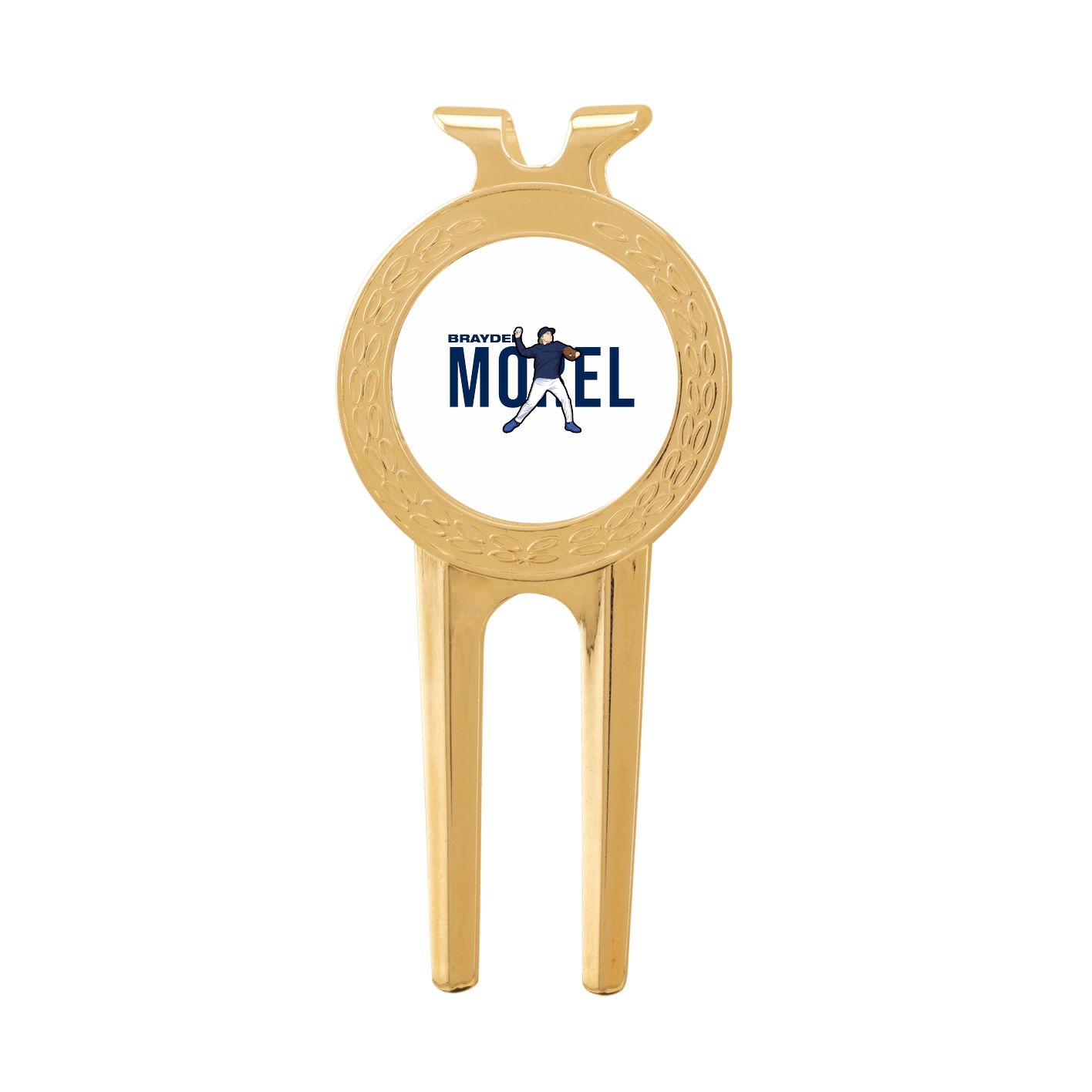 Divot Tool with Ball Marker — Player Name in Classic