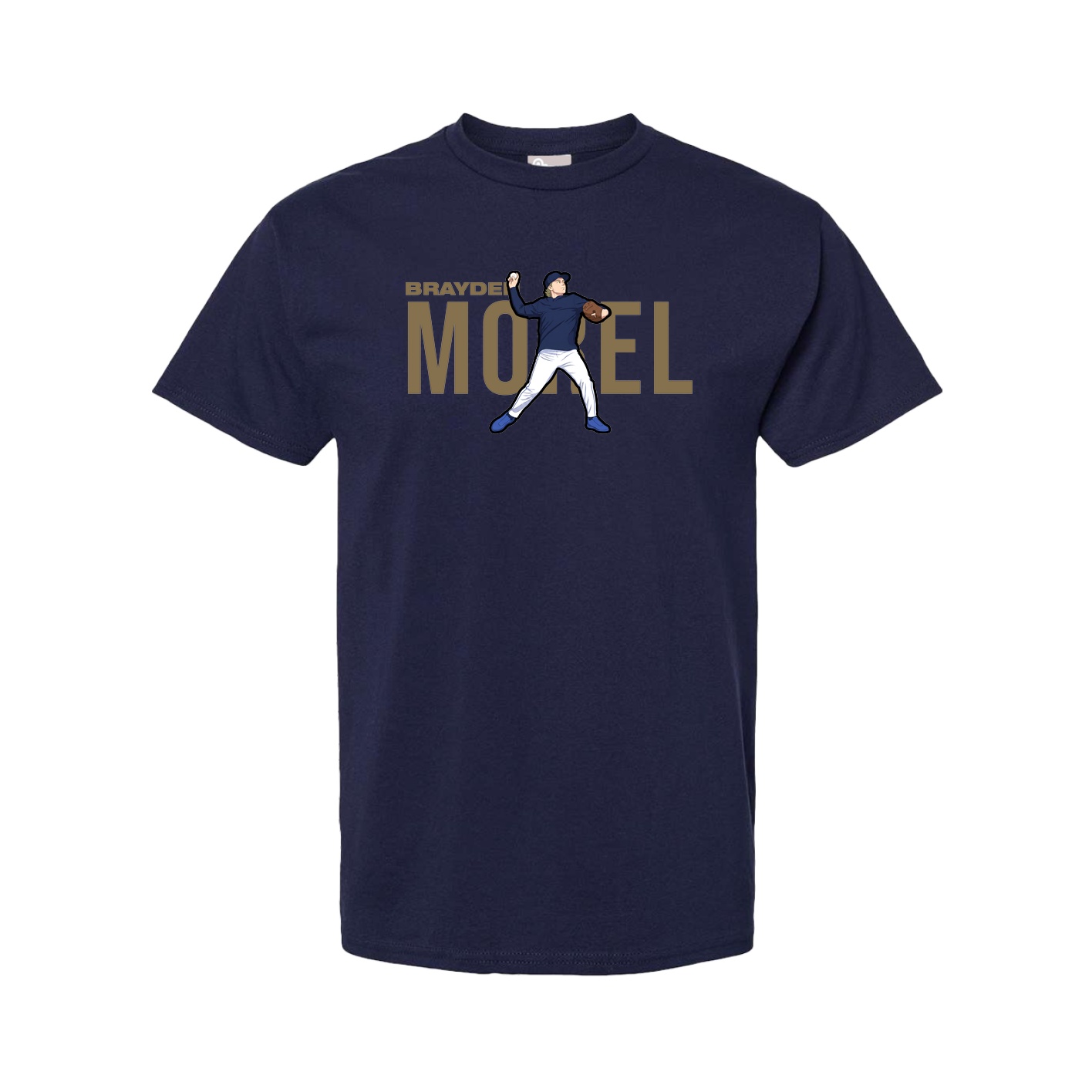 Tee — Player Name in Navy