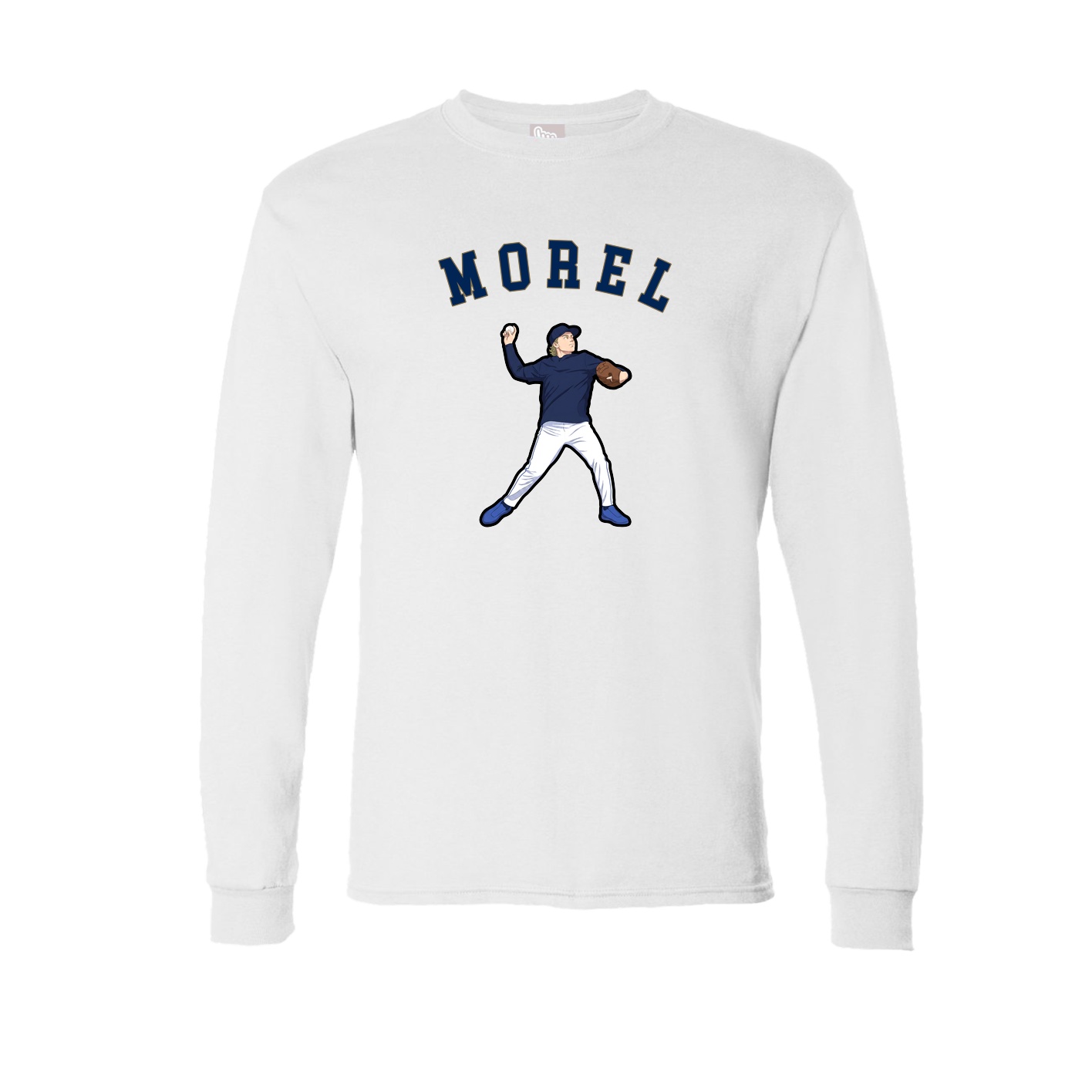 Long Sleeve Tee — Shirsey Arch in White
