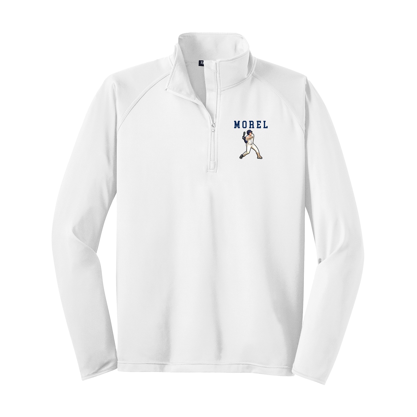 Q-Zip Pullover — Shirsey in White