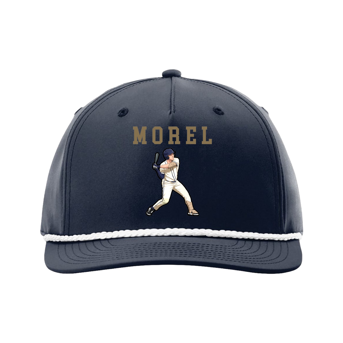 Five-Panel Classic Rope Cap — Shirsey in Navy