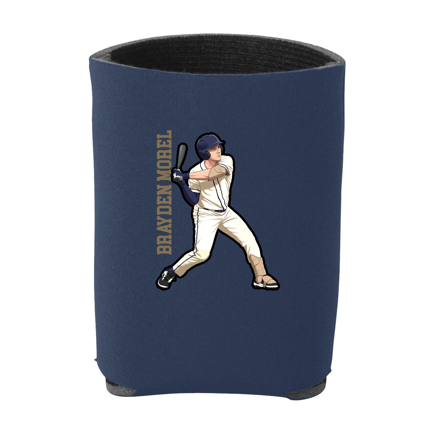 Can Holder — Name Vertical in Navy
