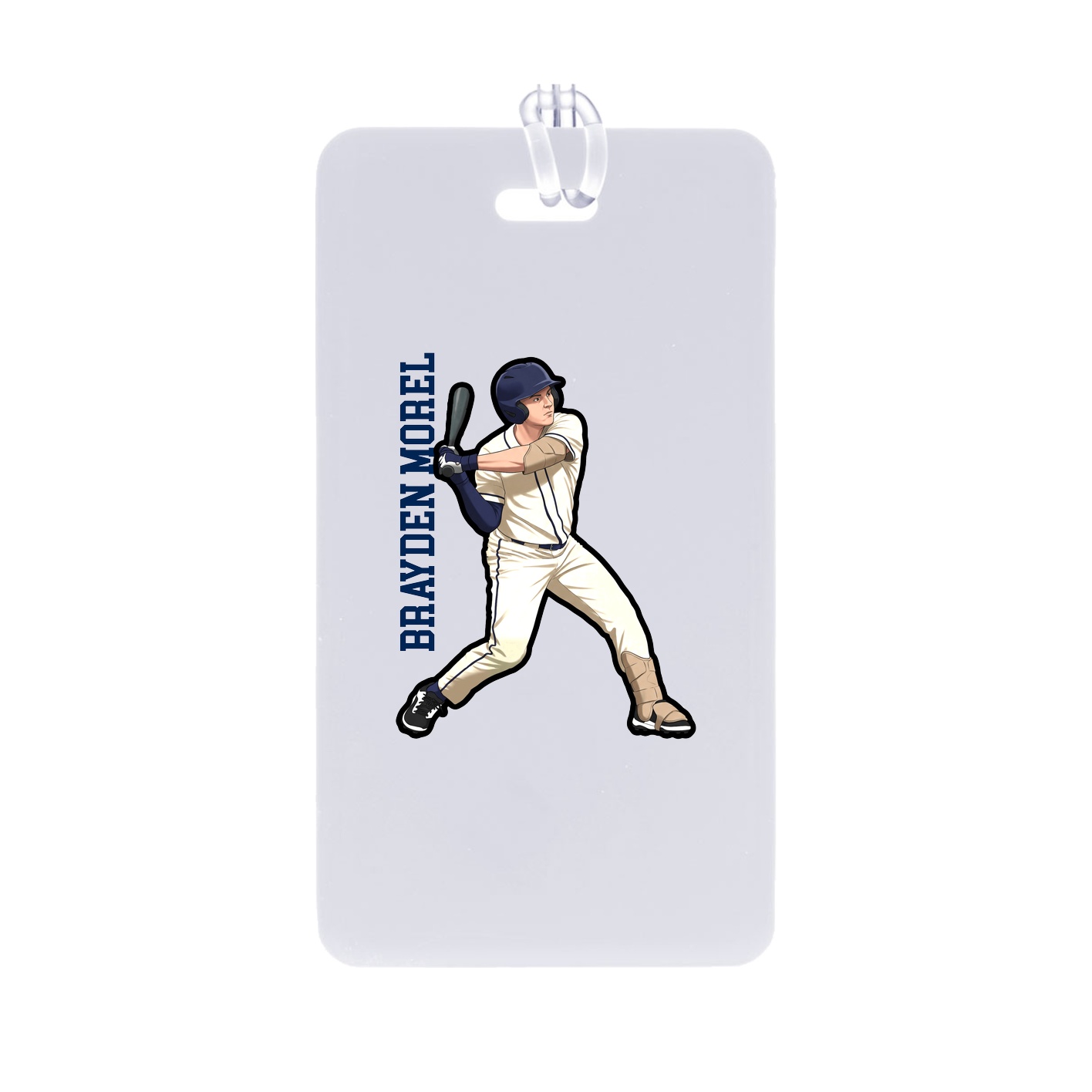 Bag Tag — Name Vertical in Classic