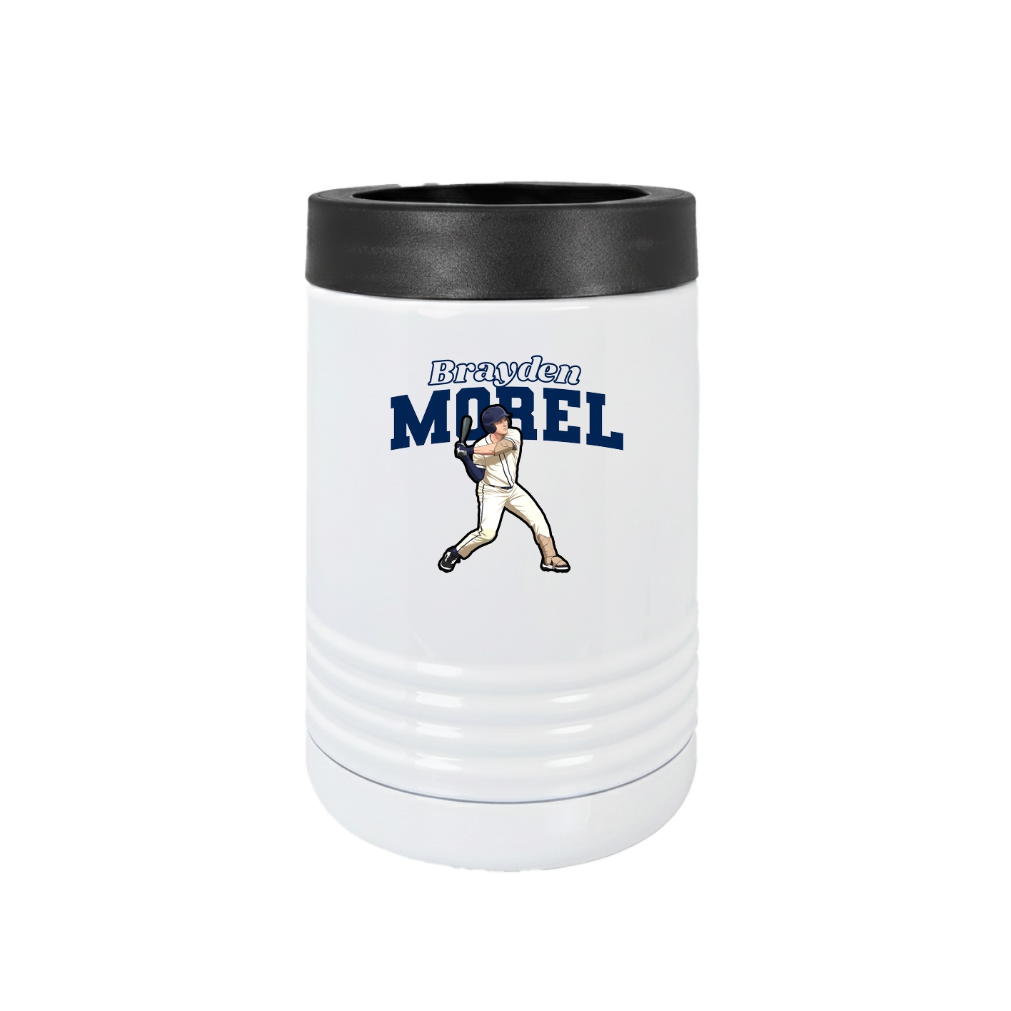 Beverage Holder — Name Arch in White
