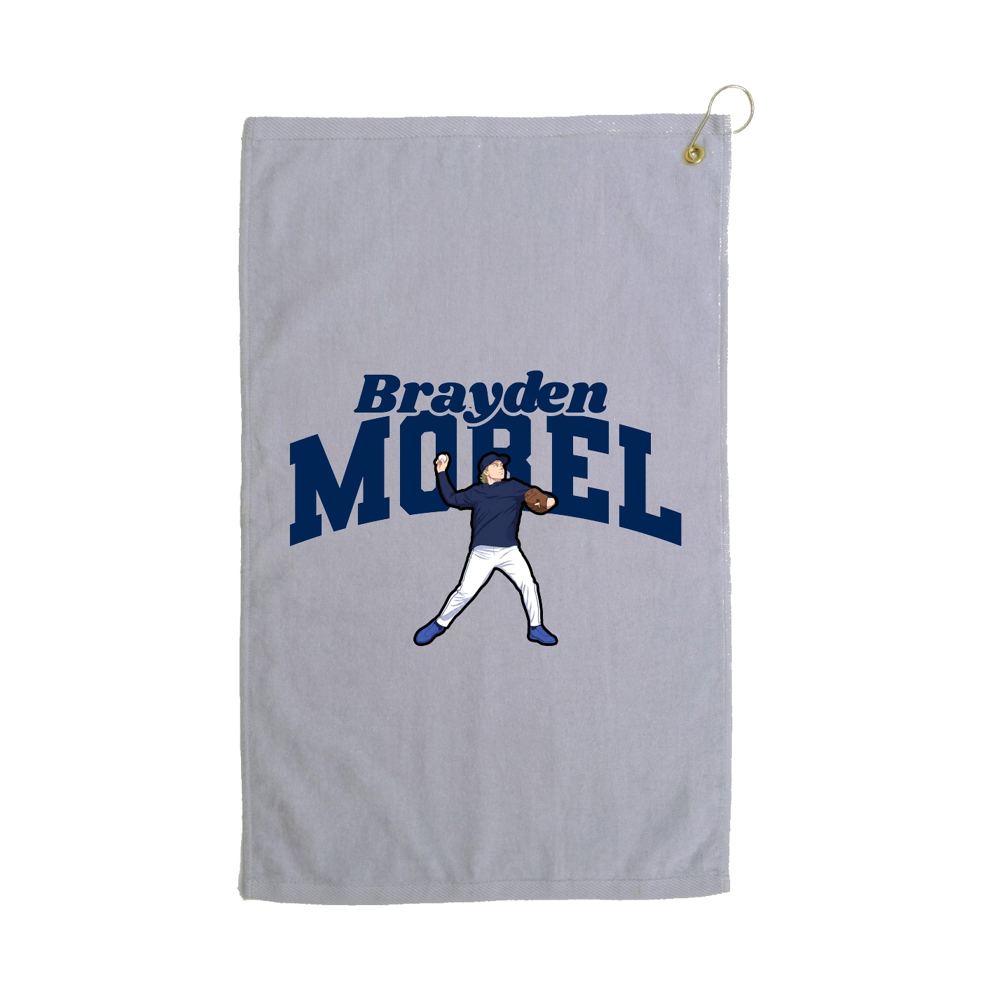 Golf Towel — Signature Arch in Grey