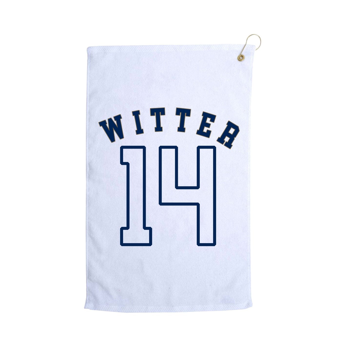 Golf Towel — Shirsey Arch in White