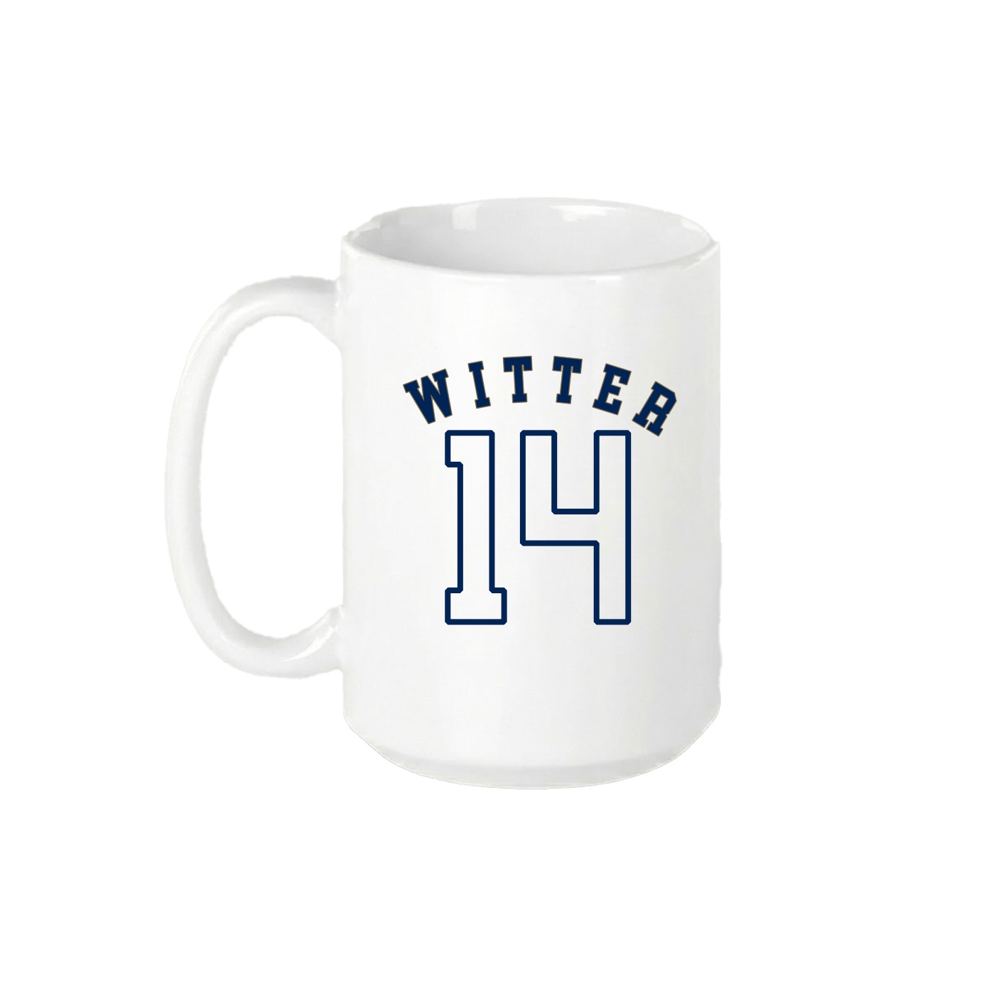 15oz Coffee Mug — Shirsey Arch in White
