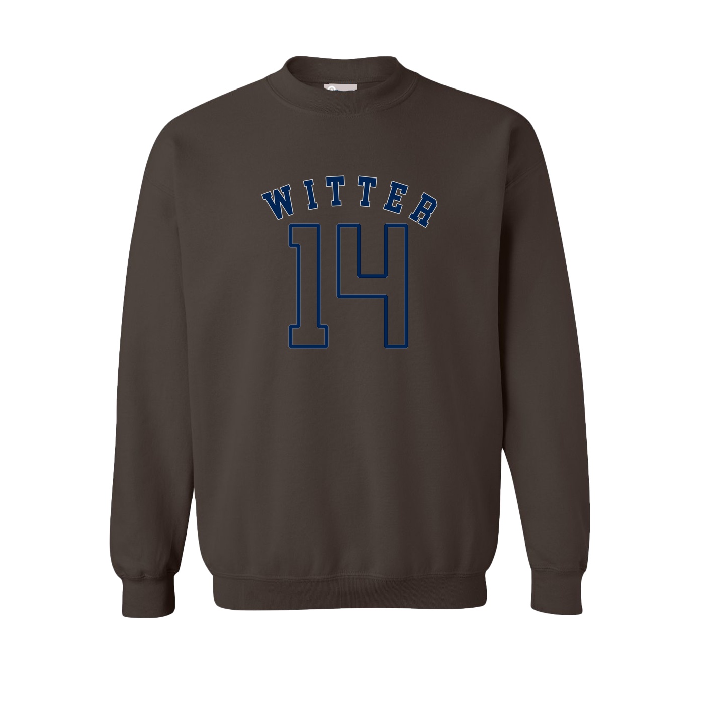 Fleece Crew — Shirsey Arch in Brown