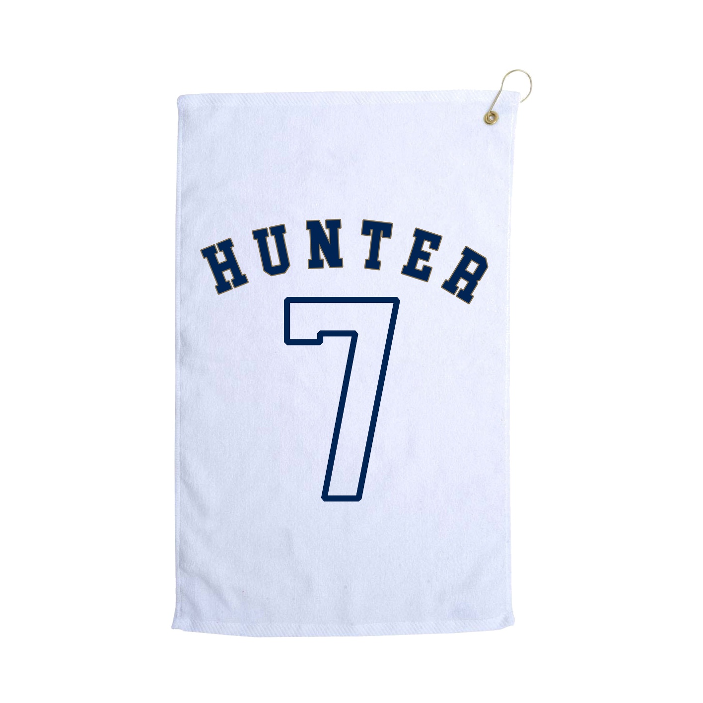 Golf Towel — Shirsey Arch in White