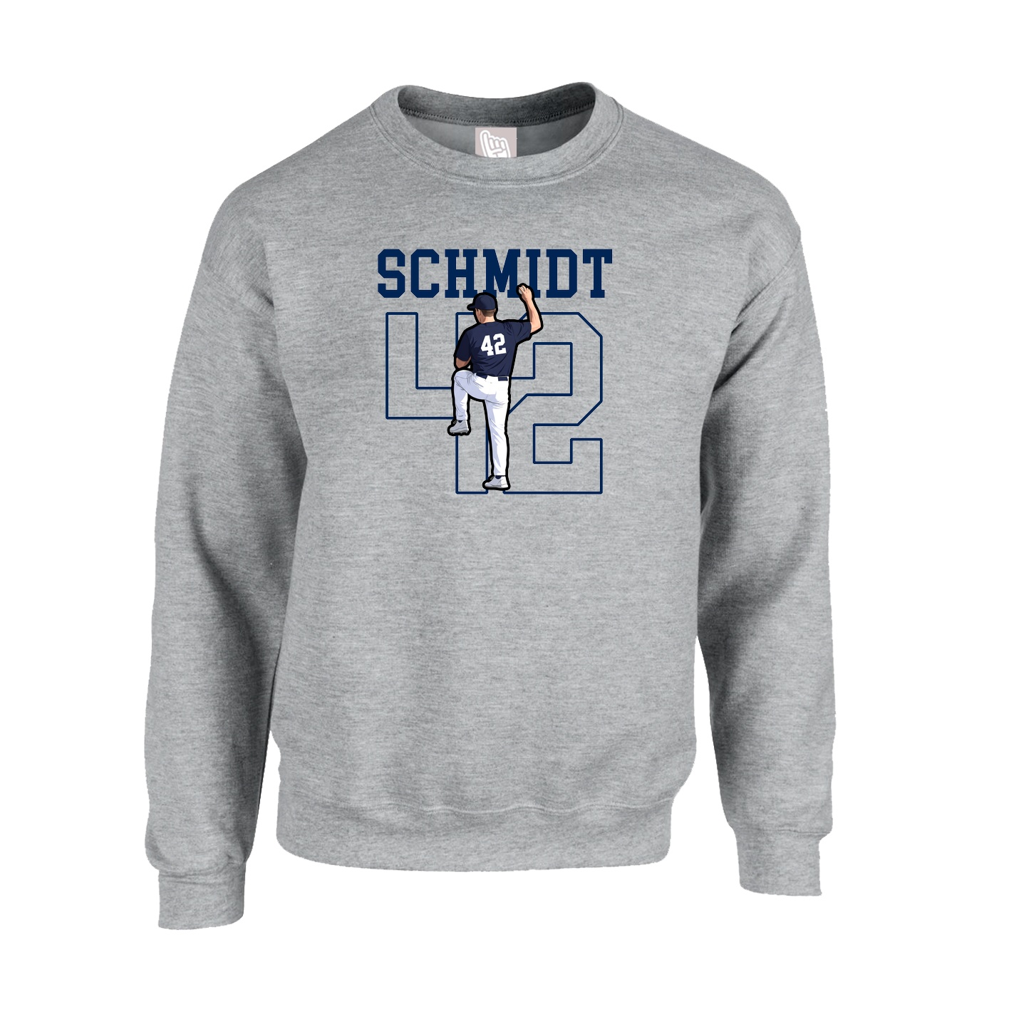 Fleece Crew — Shirsey in Grey