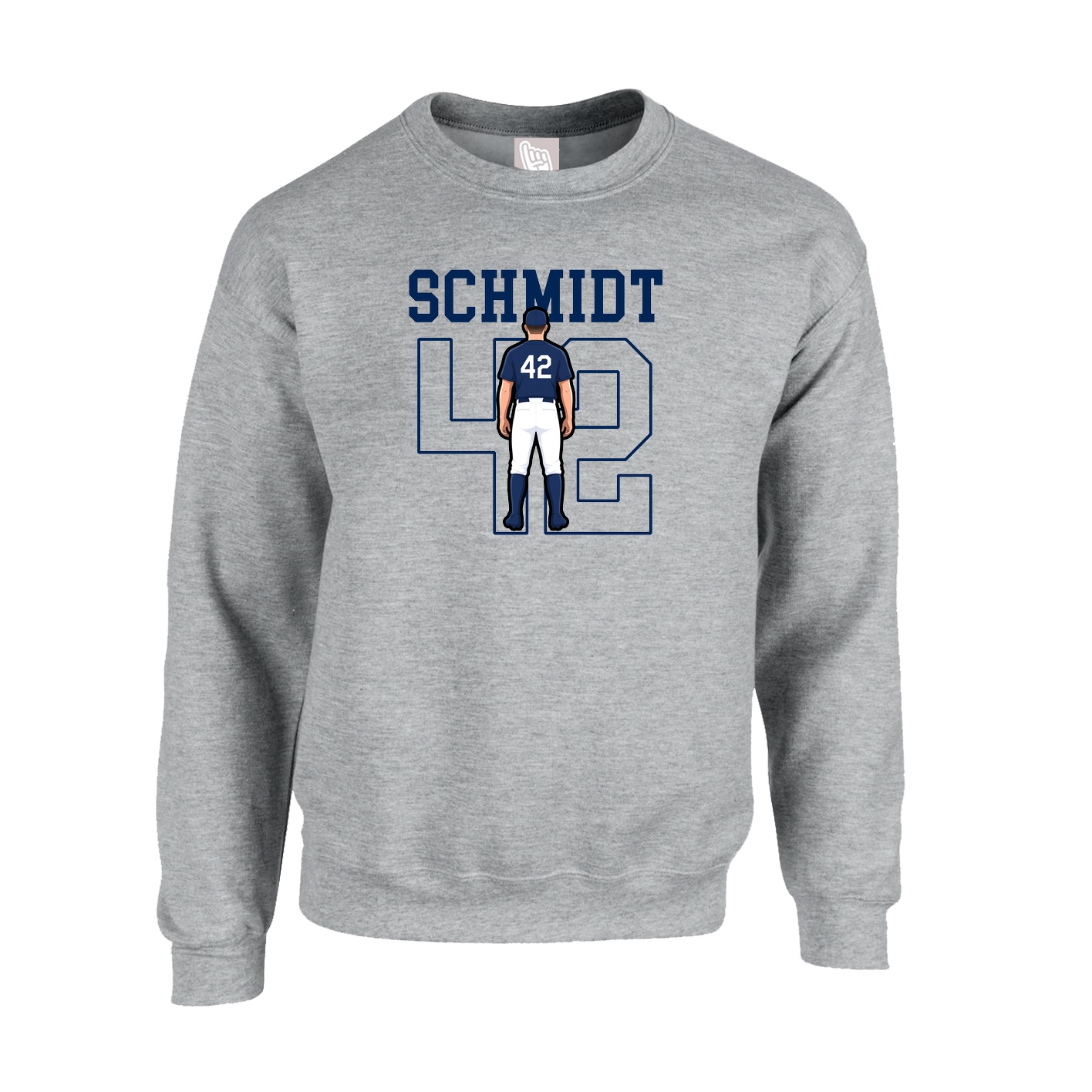 Fleece Crew — Shirsey in Grey