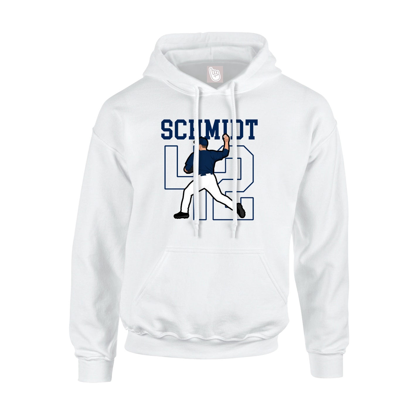 Hoodie — Shirsey in White